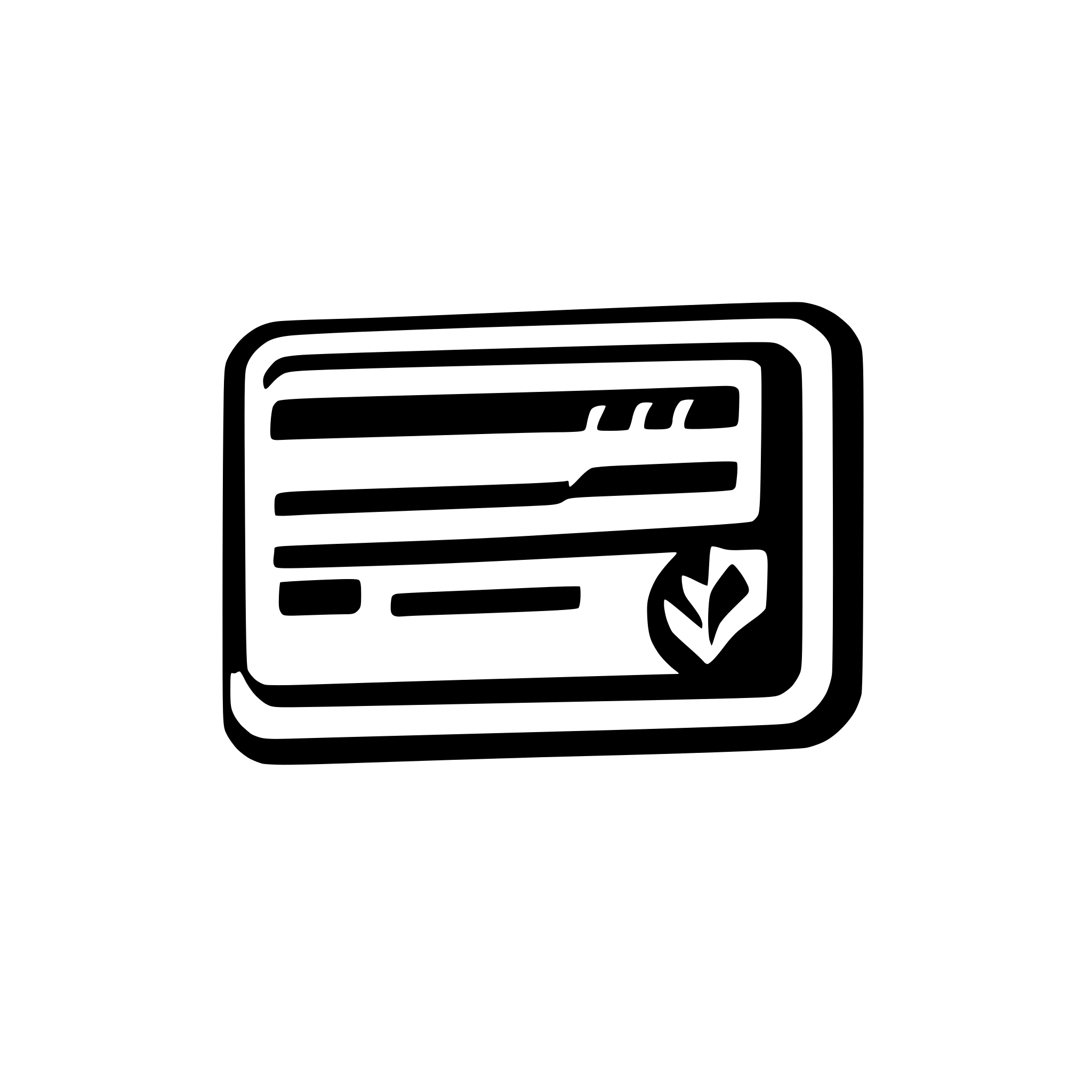 AI-generated SVG of a a logo of a credit card with a checkmark