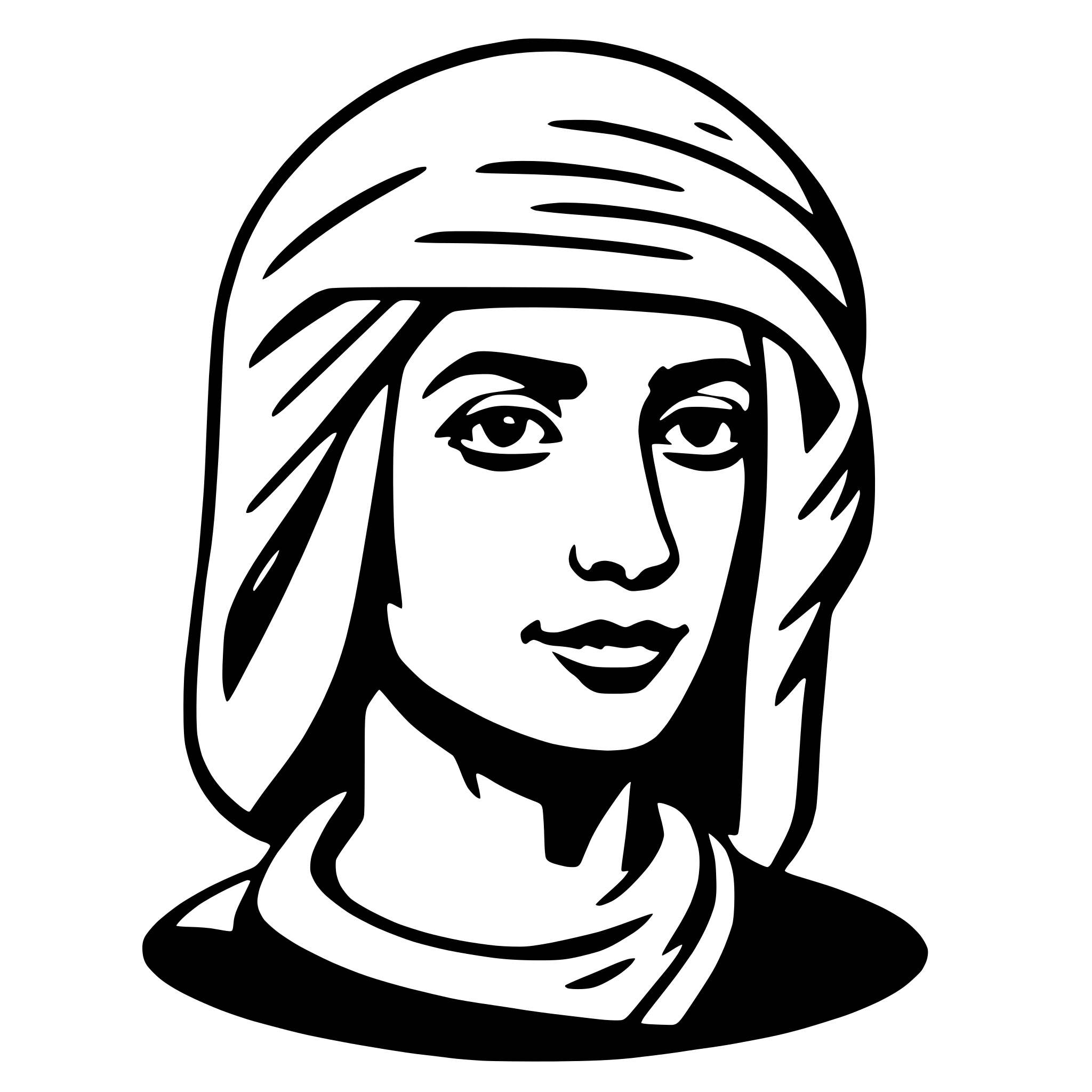 AI-generated SVG of 'turban'