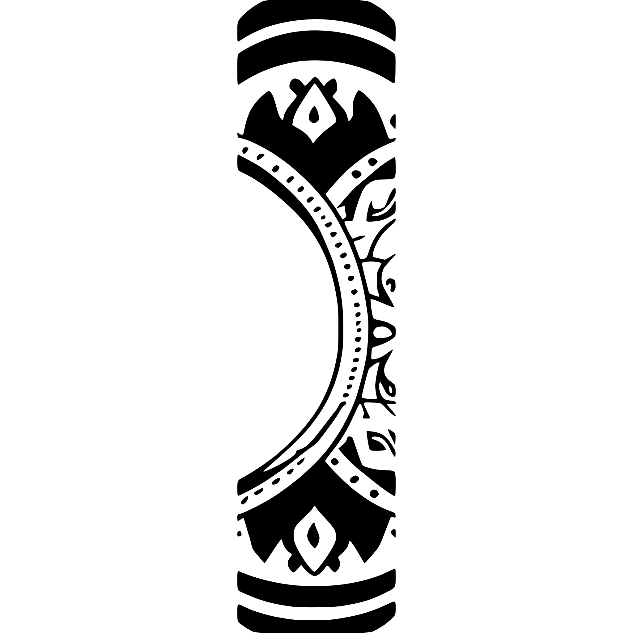 AI-generated SVG of 'indisches mandala'
