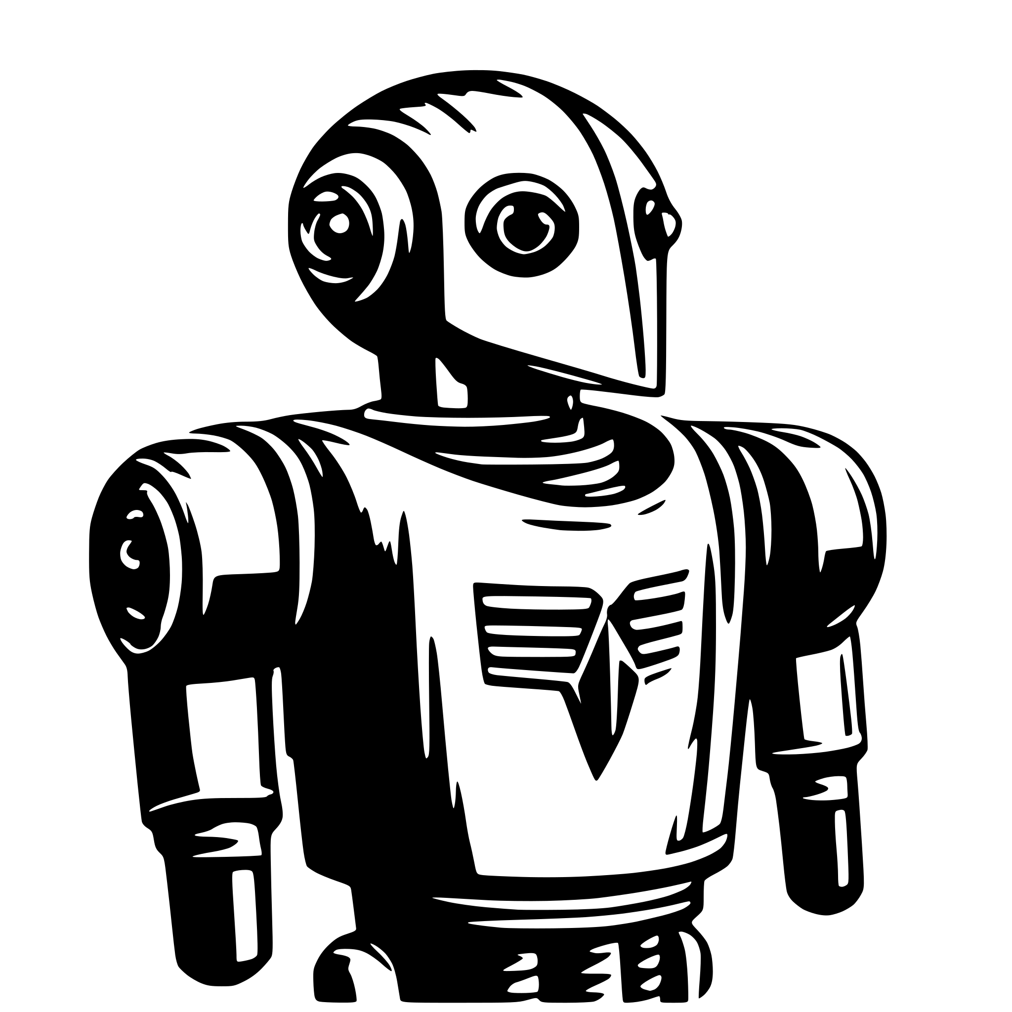AI-generated SVG of a Repobird AI Software Engineer Bot
