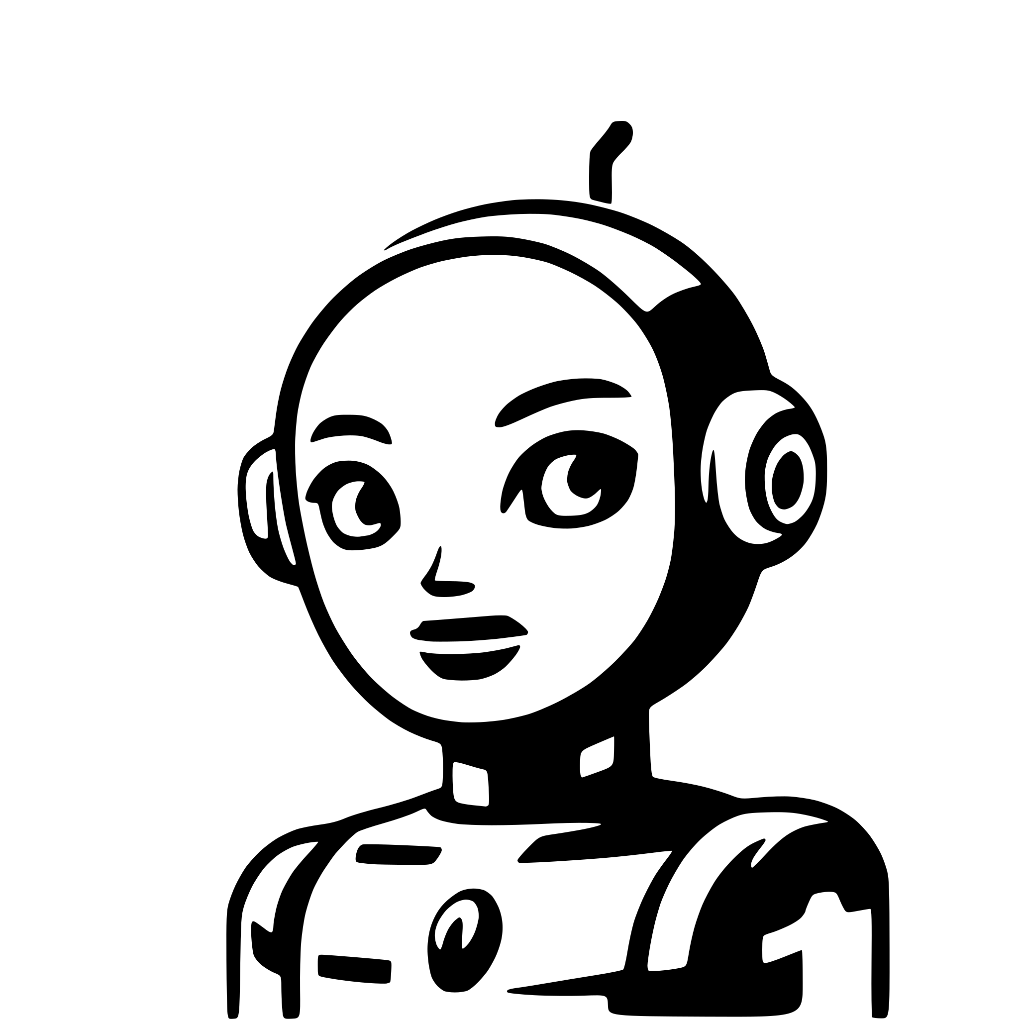 AI-generated SVG of a Obseractional robot