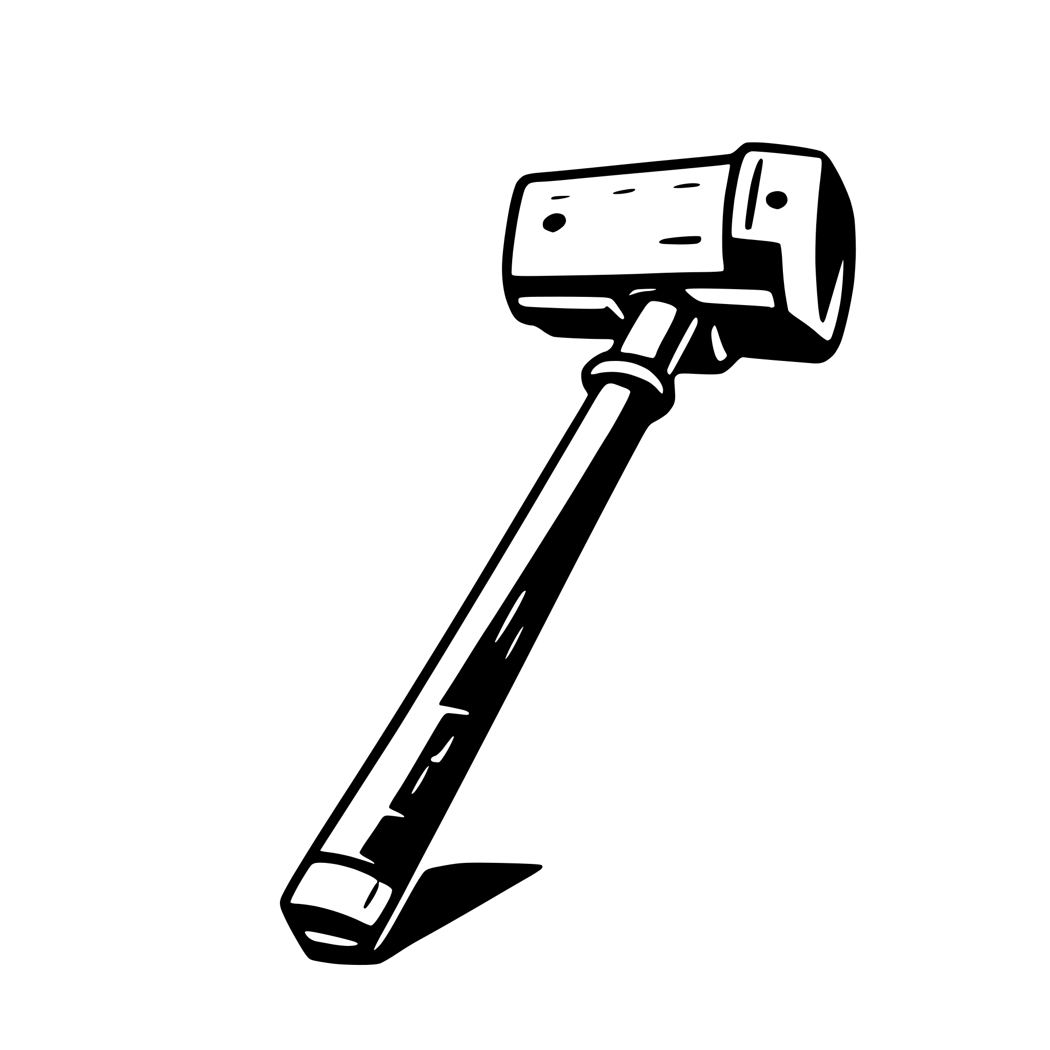 AI-generated SVG of a hammer