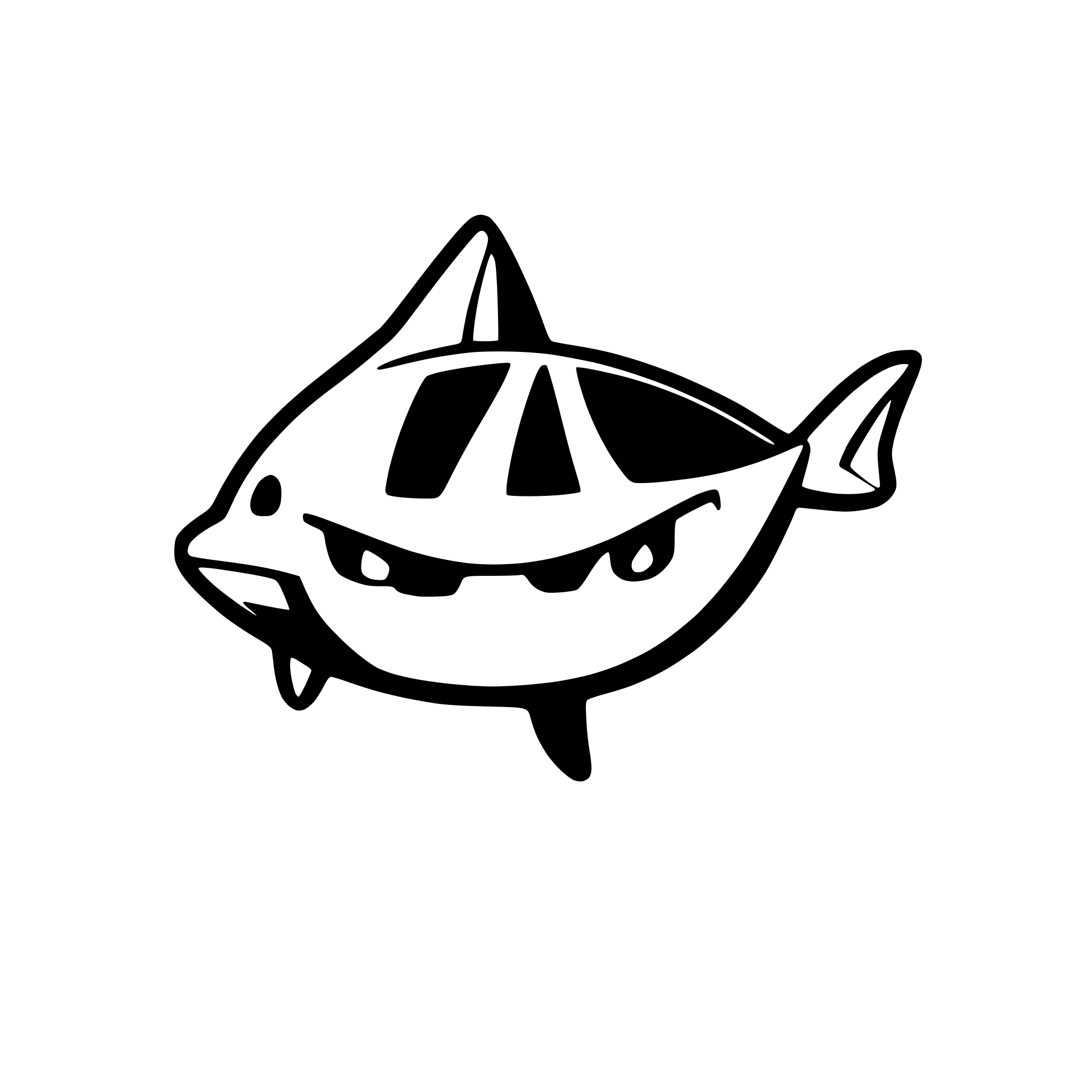 AI-generated SVG of 'manta'