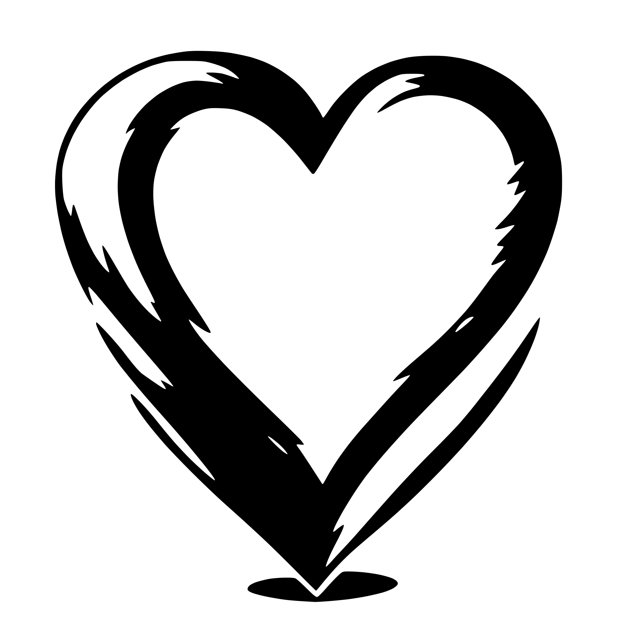 AI-generated SVG of a valentine heart