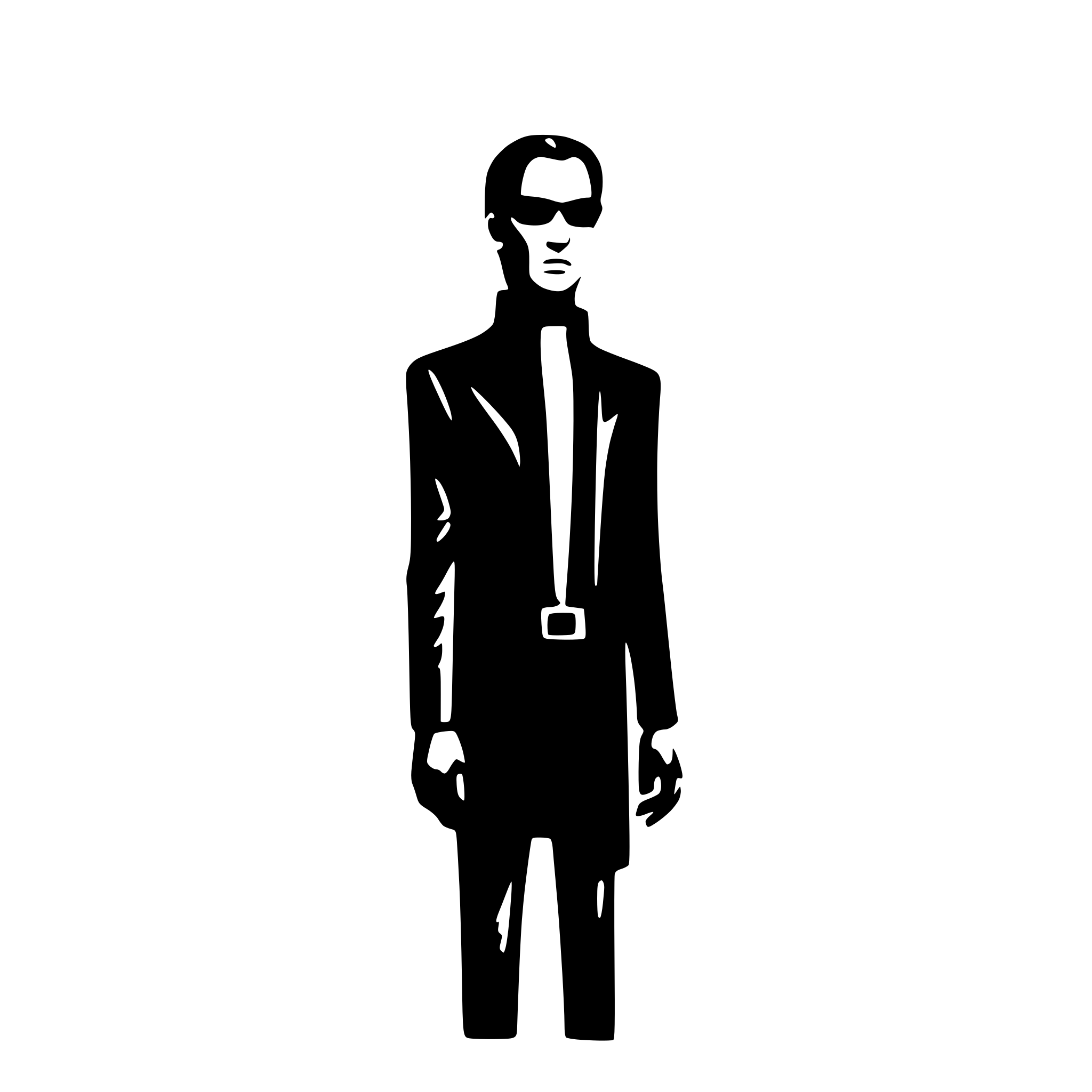 AI-generated SVG of 'matrix neo'