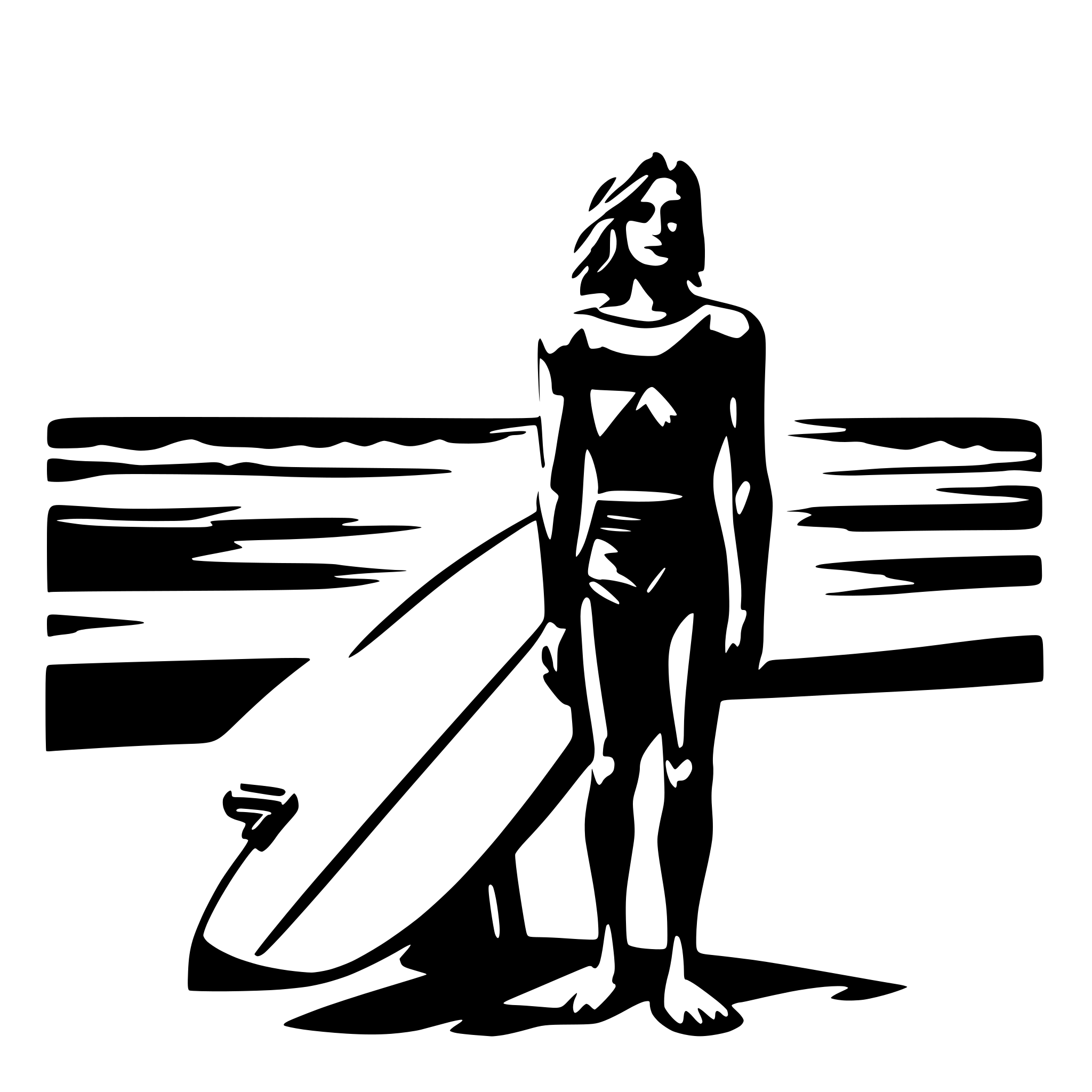 AI-generated SVG of 'surfer in the beach'