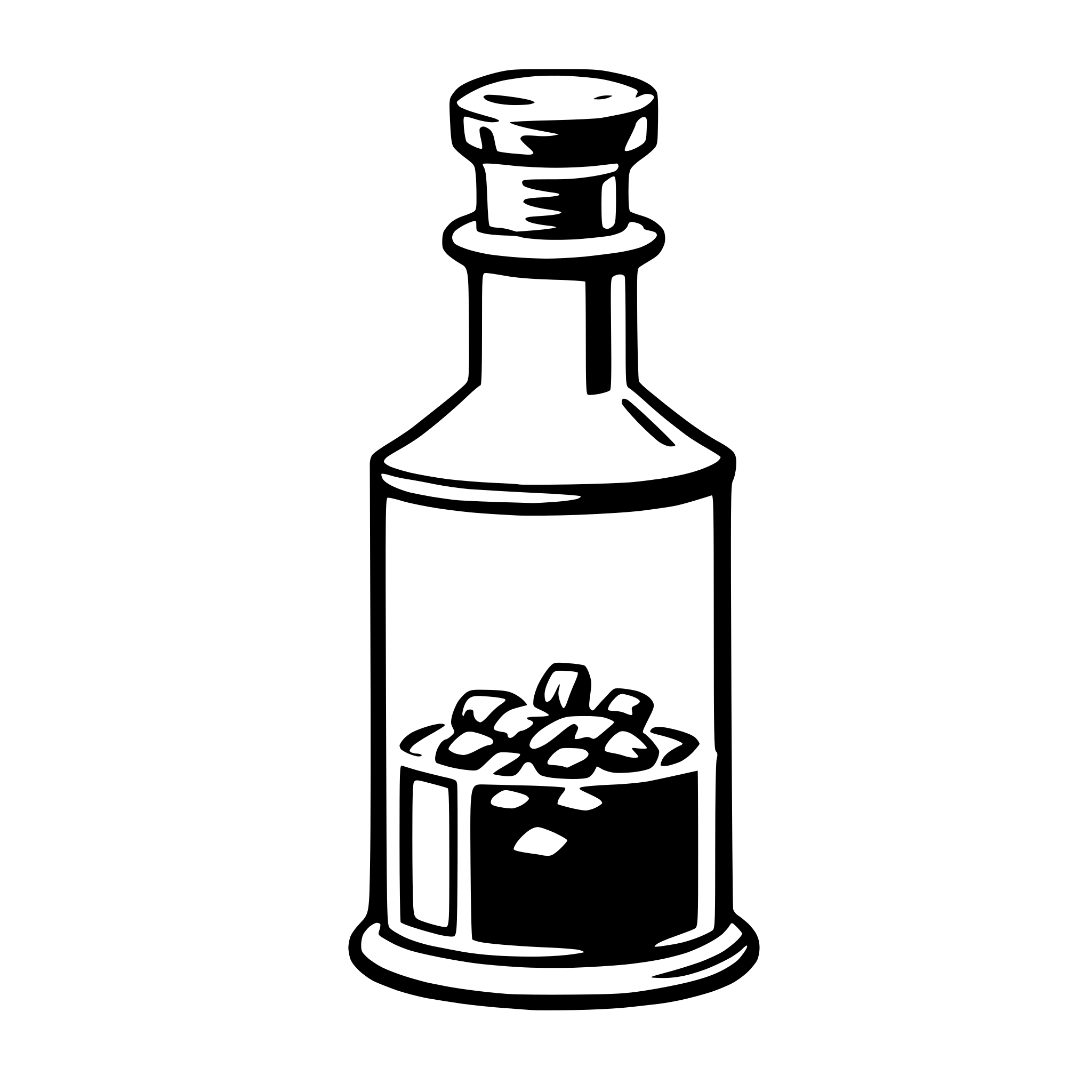 AI-generated SVG of a vial