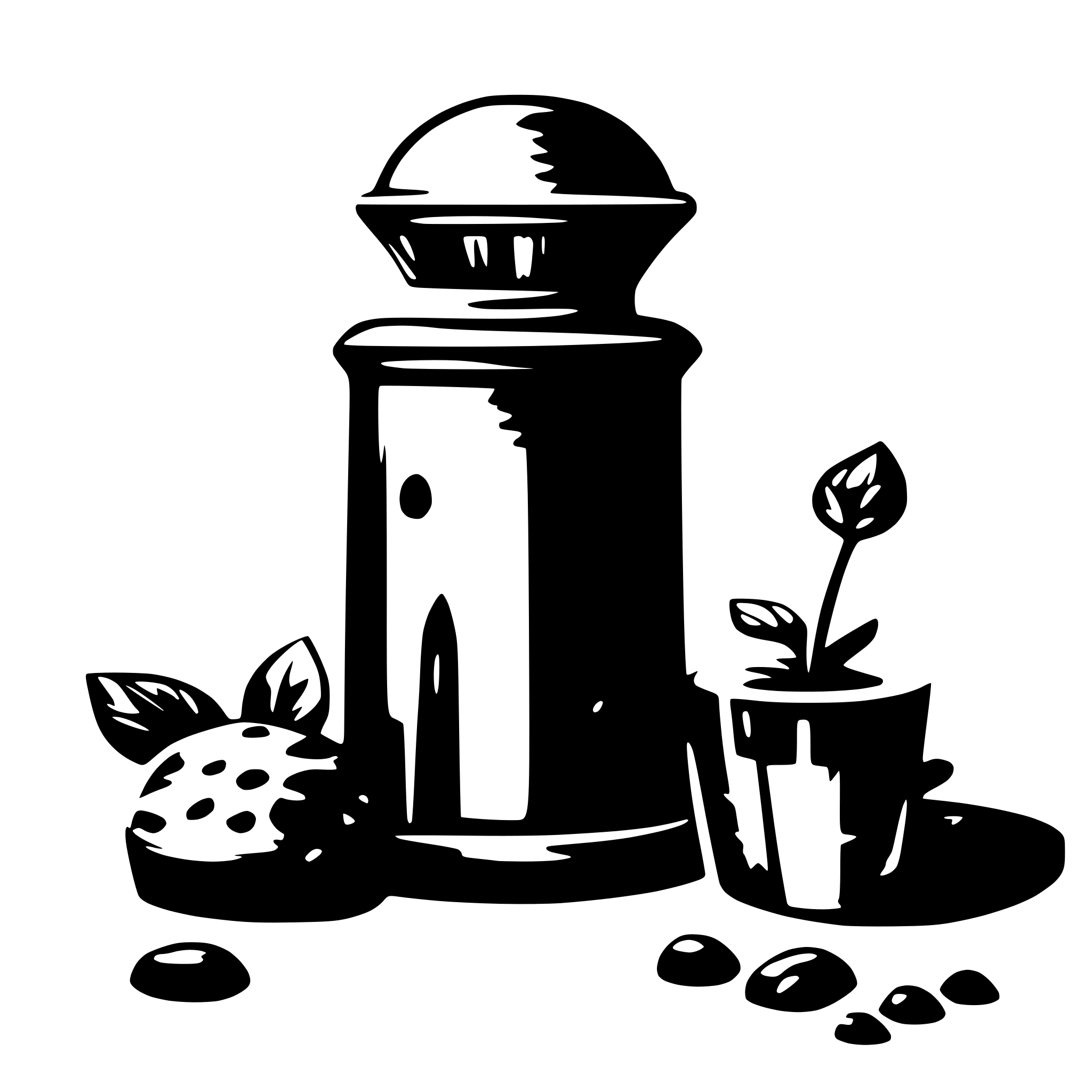 AI-generated SVG of 'hantel'