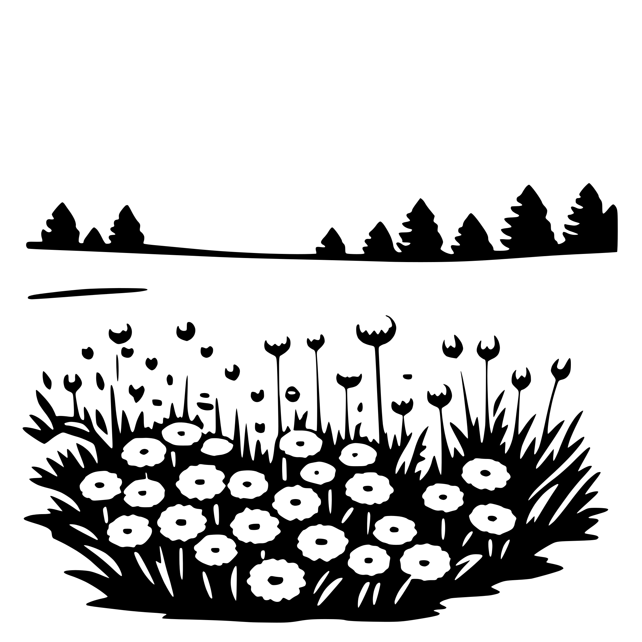 AI-generated SVG of 'flower meadow'