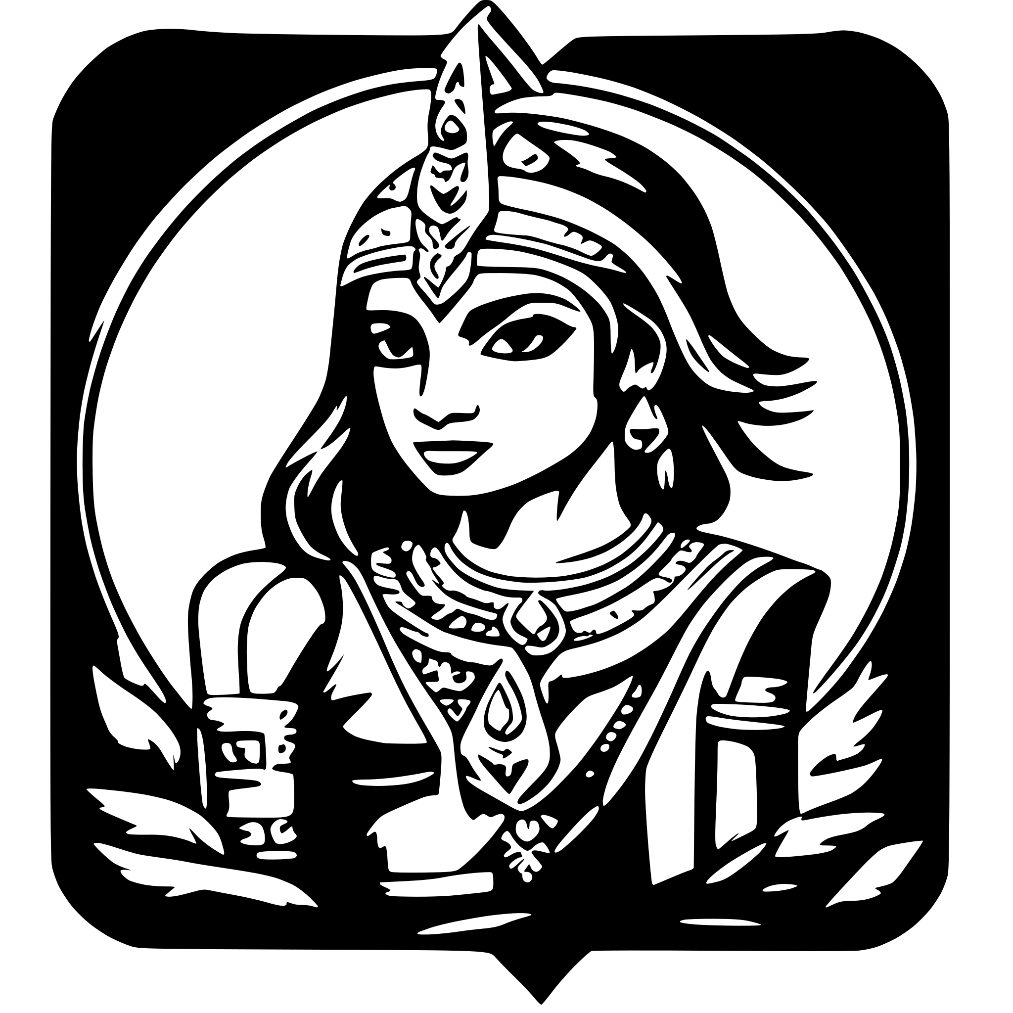 AI-generated SVG of a rama n sinta