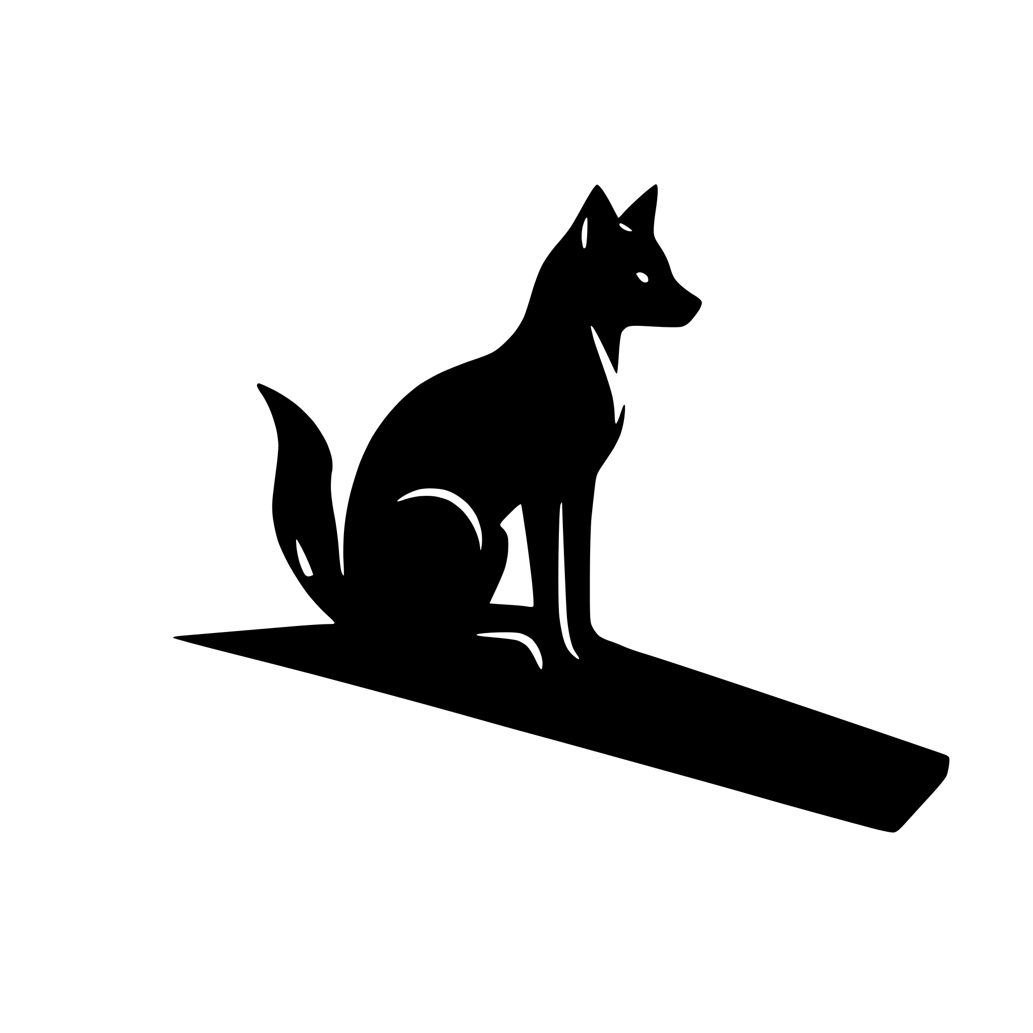 AI-generated SVG of a fox