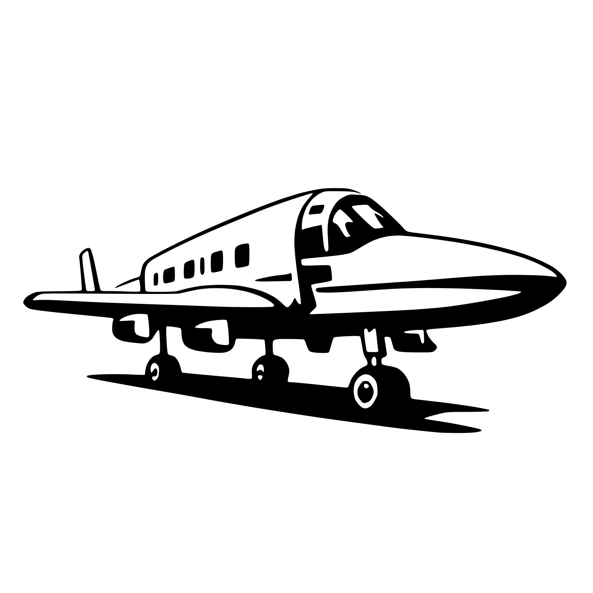 AI-generated SVG of 'aircraft'