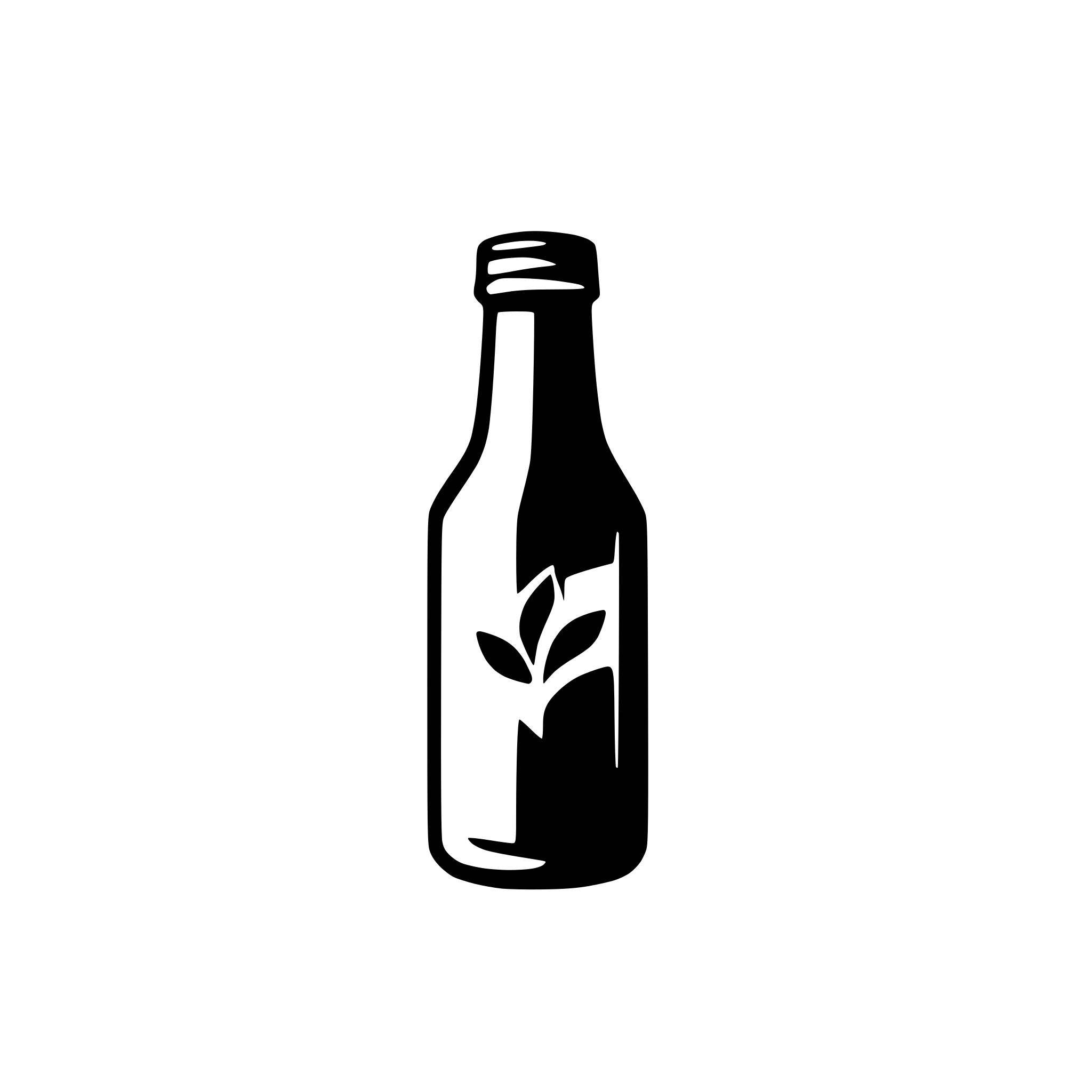 AI-generated SVG of 'simple icon bottle'