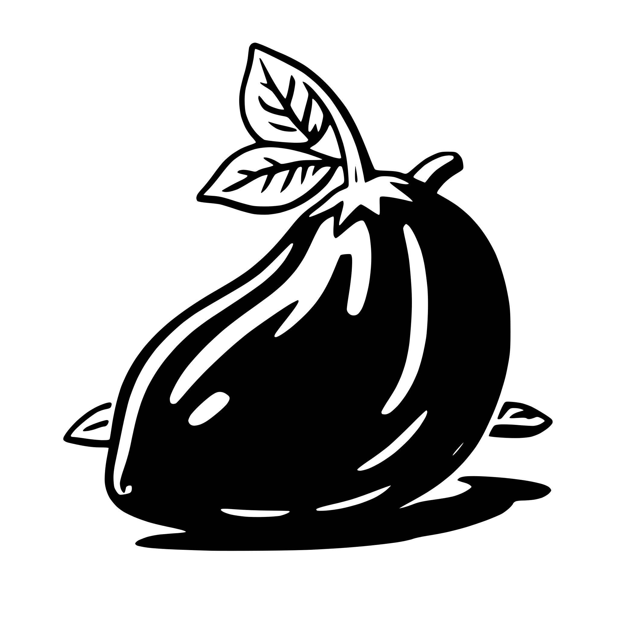 AI-generated SVG of 'eggplant'