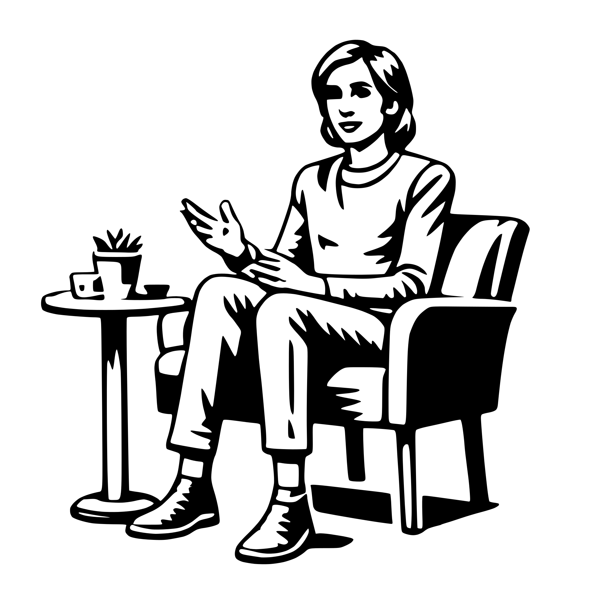 AI-generated SVG of 'therapist'