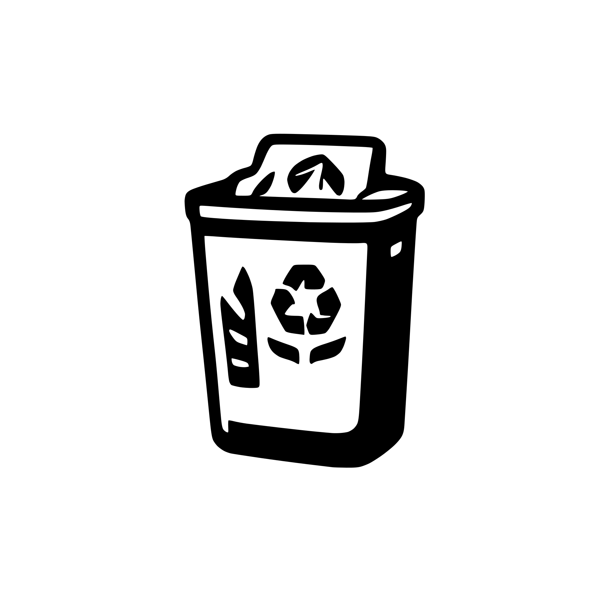 AI-generated SVG of a trash icon