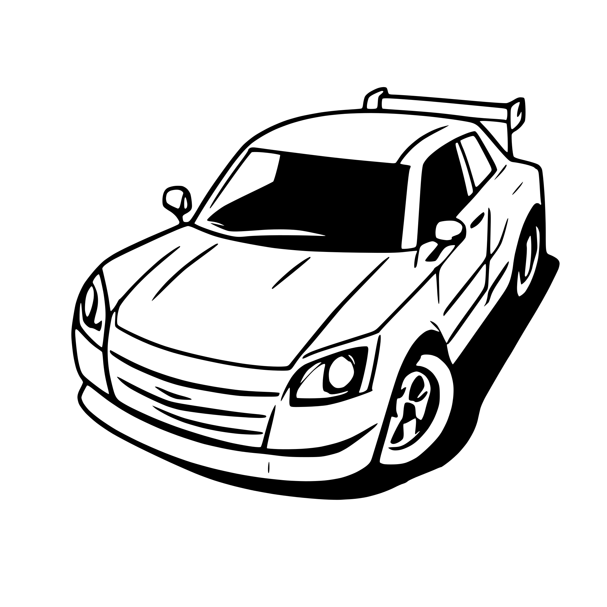 AI-generated SVG of 'generate a car please'