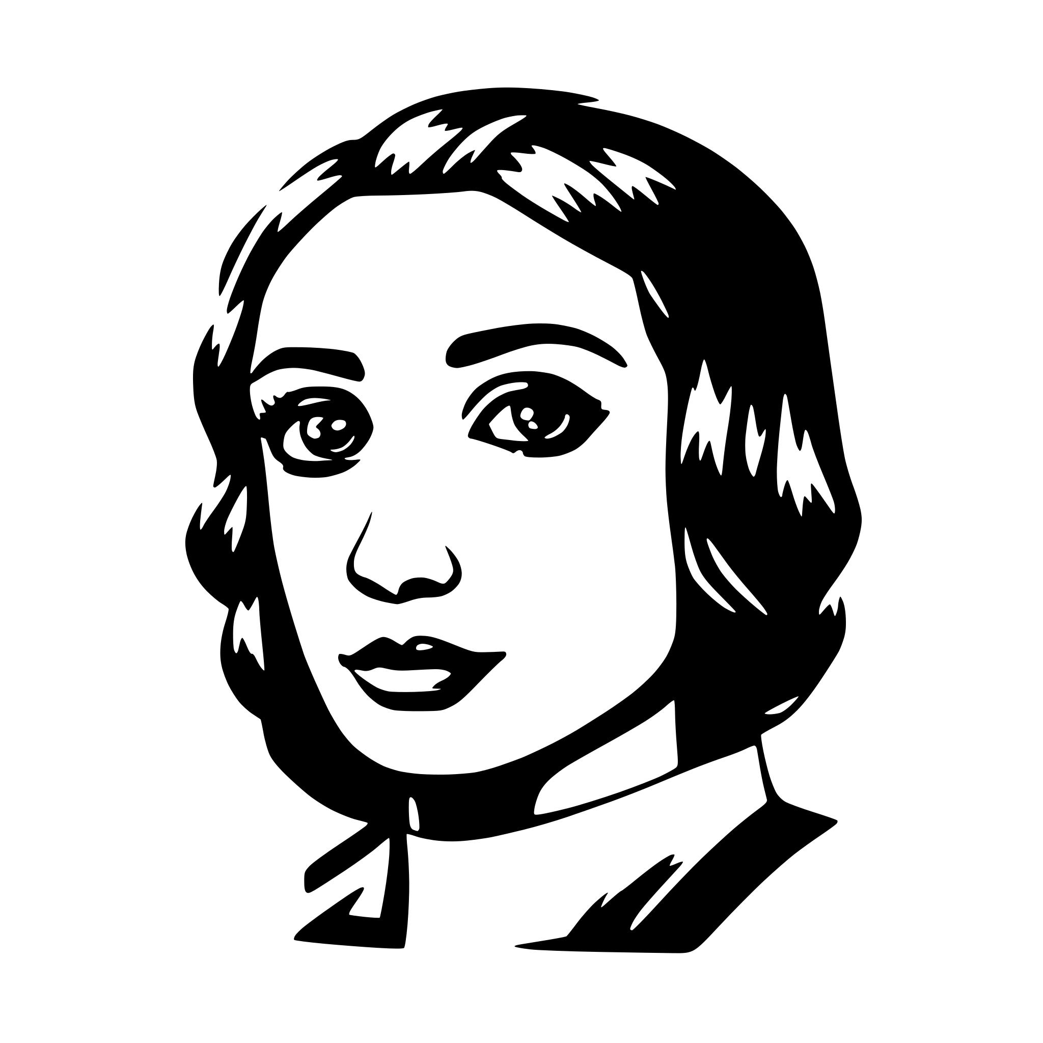 AI-generated SVG of a AI