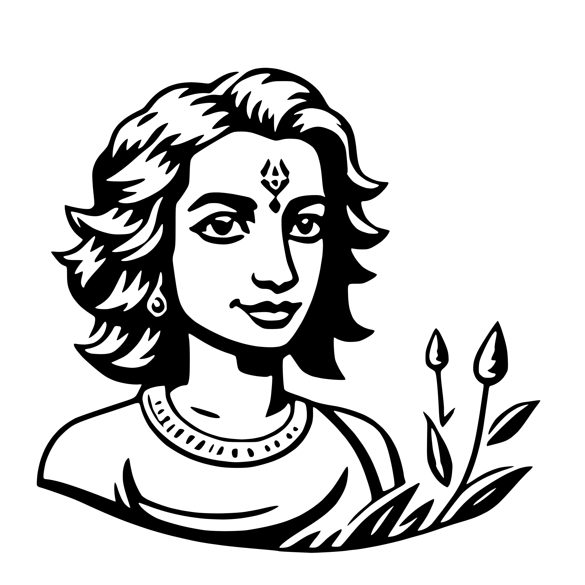 AI-generated SVG of a varuna