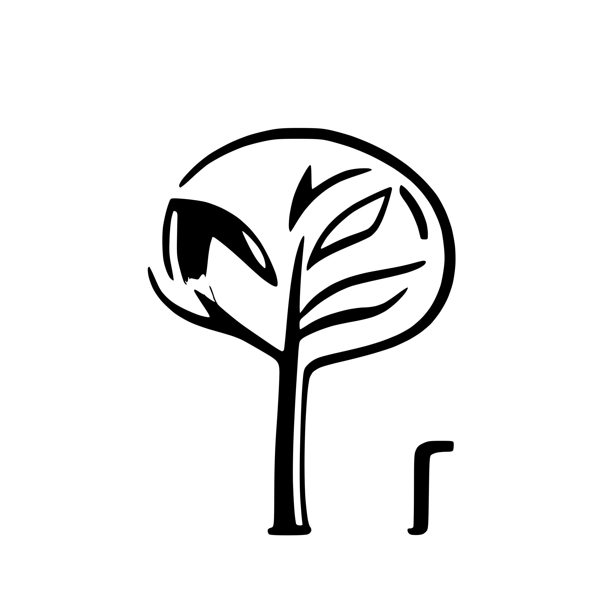 AI-generated SVG of a engeneering agriculture university logo green blue