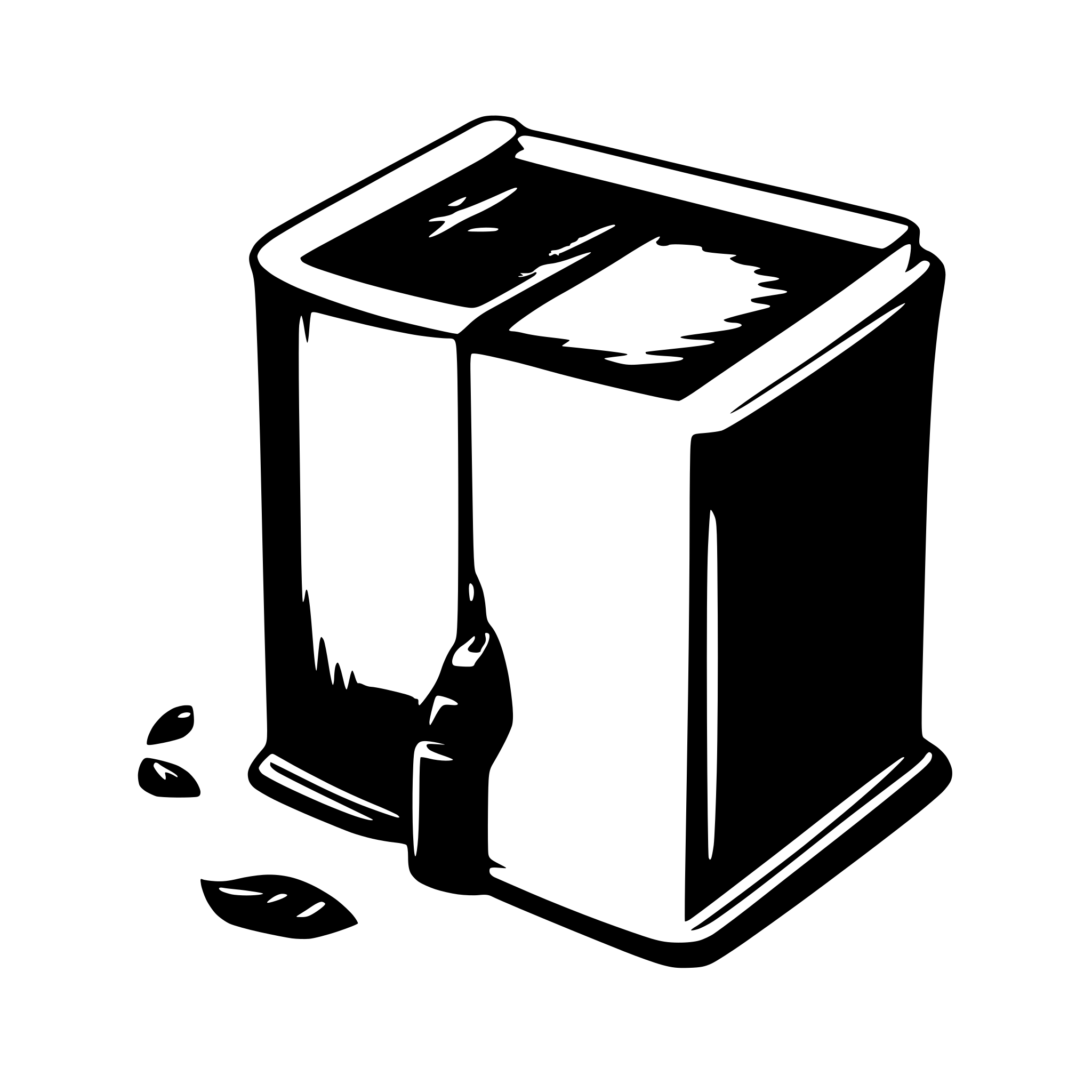 AI-generated SVG of a book