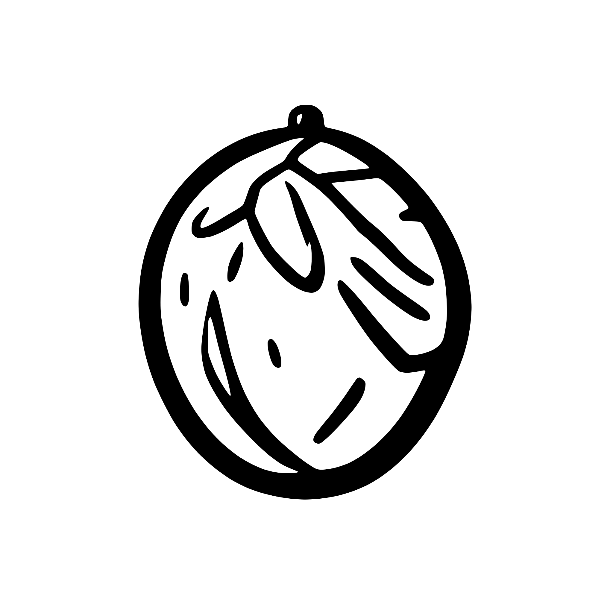 AI-generated SVG of 'peacan nut'