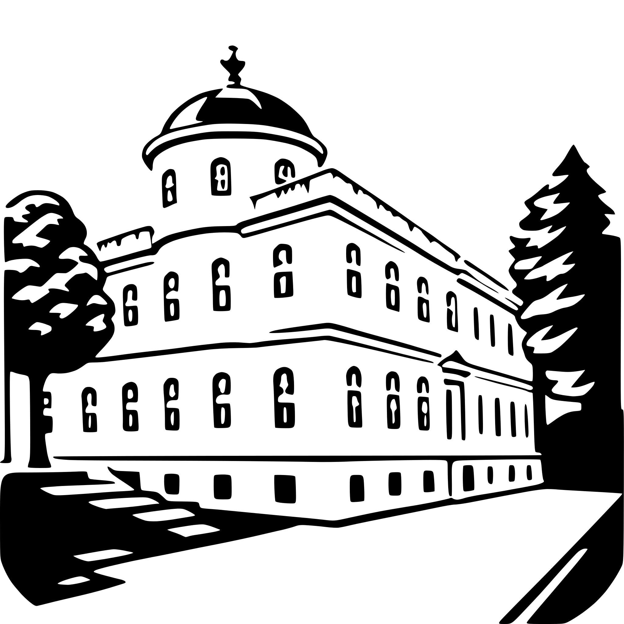 AI-generated SVG of 'schönbrunn palace'
