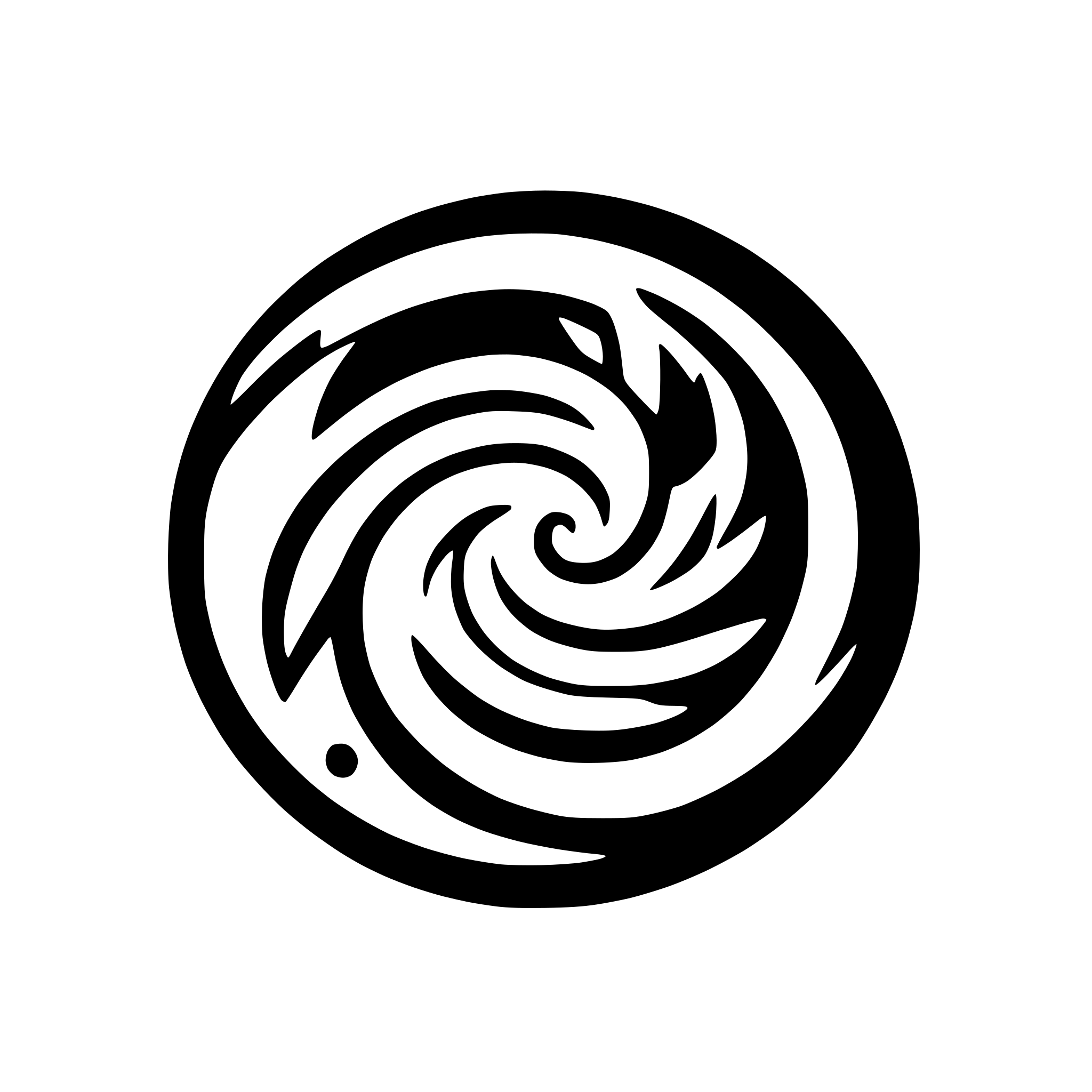 AI-generated SVG of a Spiral galaxy