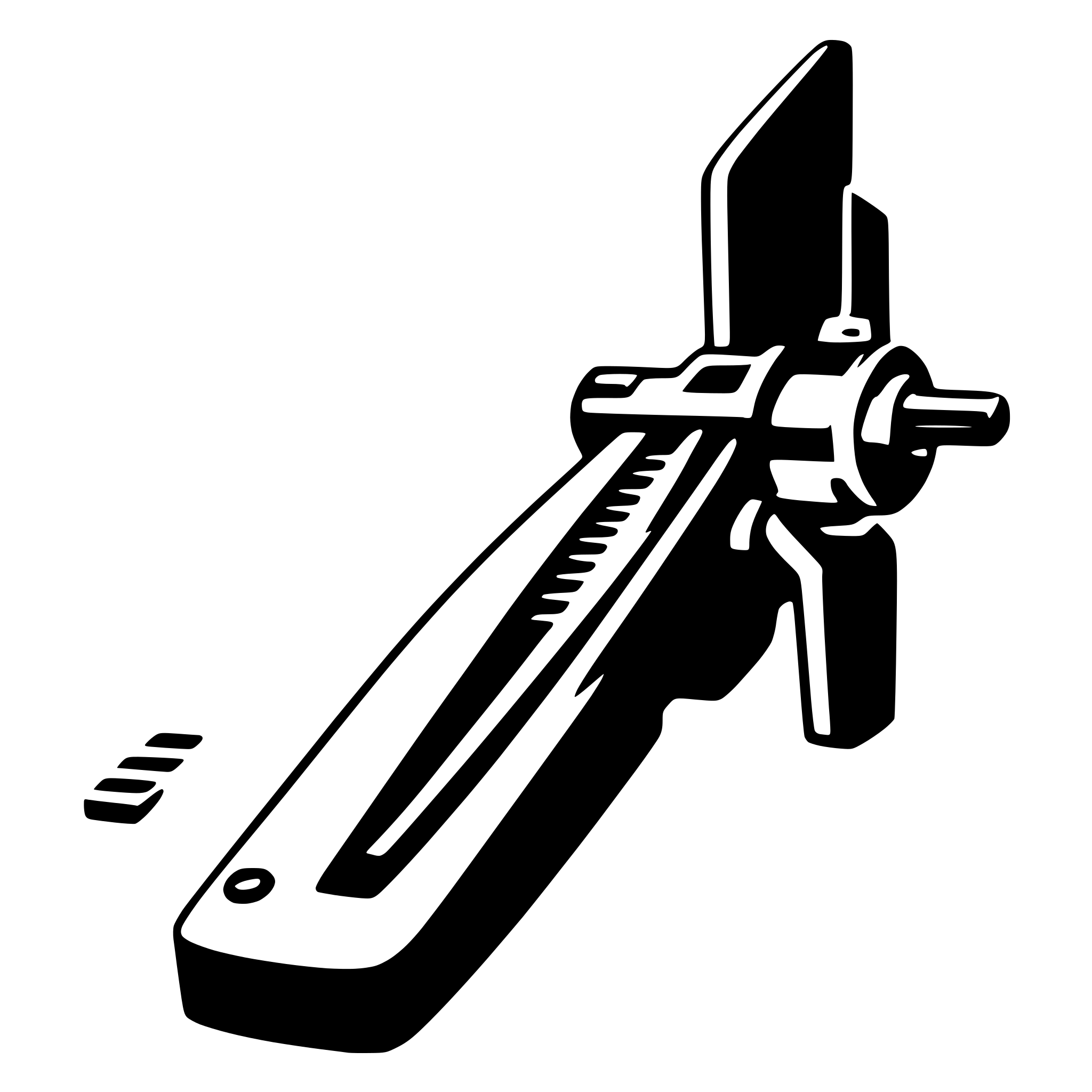 AI-generated SVG of a saw