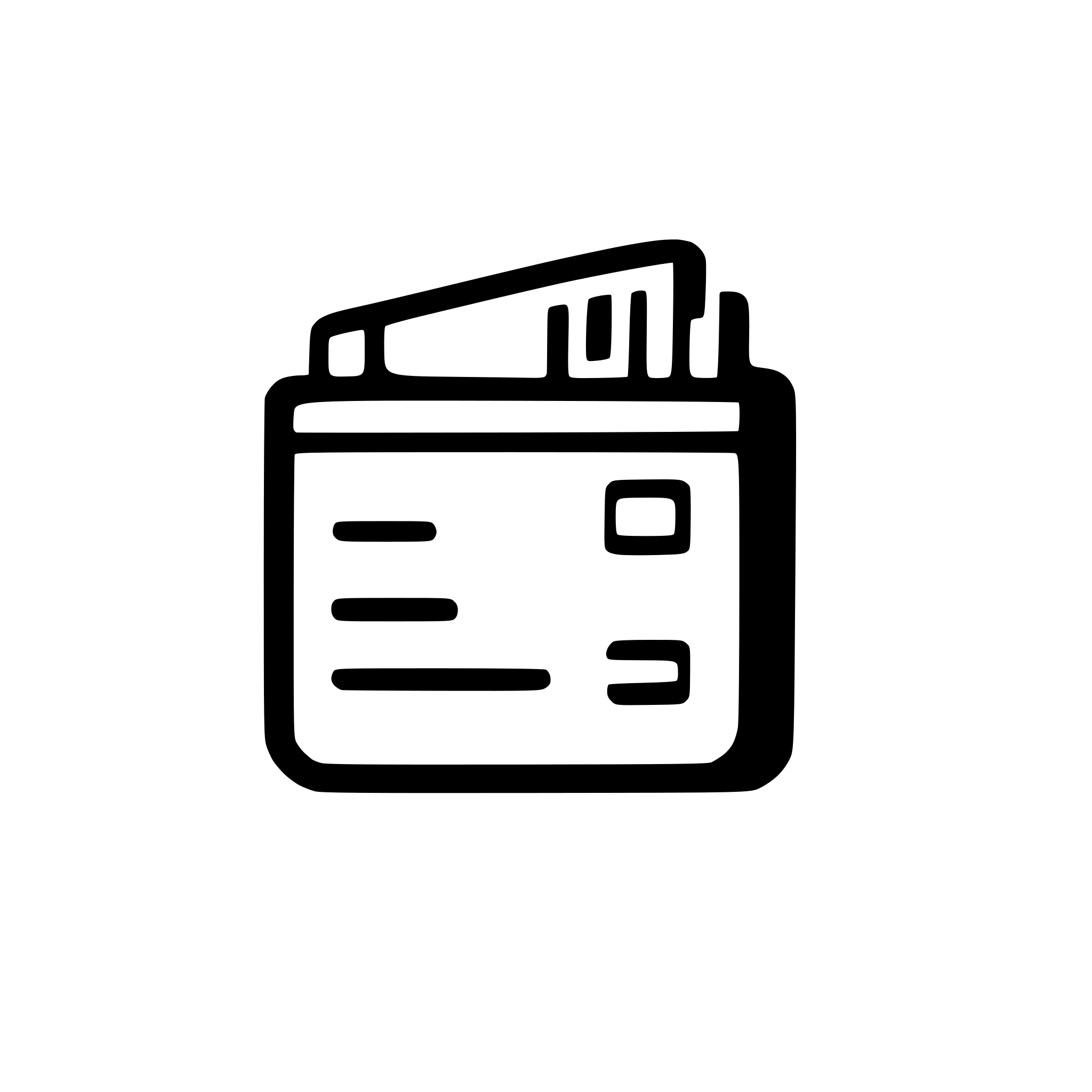 AI-generated SVG of a A simple outline of a wallet with a single credit card visible. AI-generated SVG of a A simple outline of a wallet with a single credit card visible.