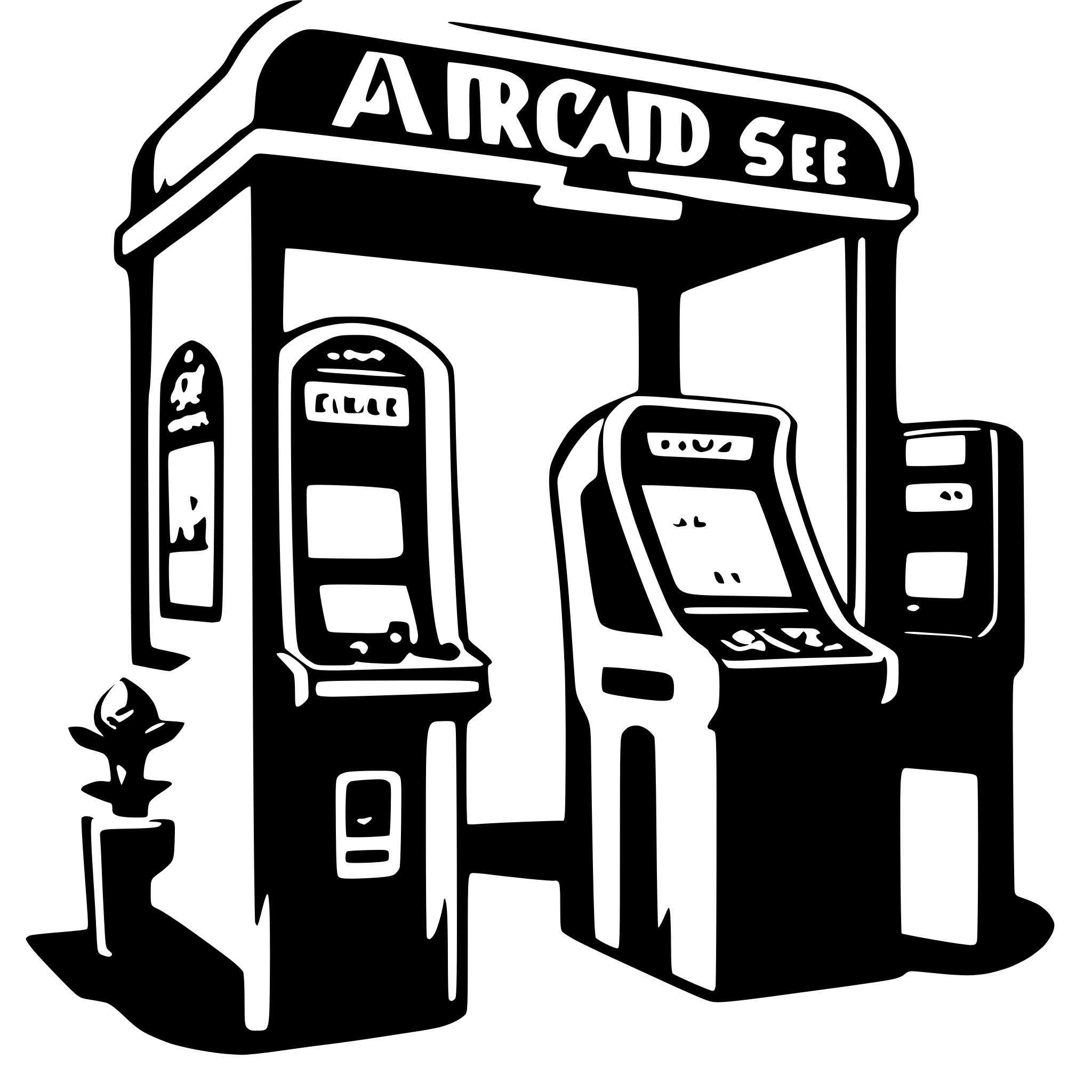 AI-generated SVG of a Arcade
