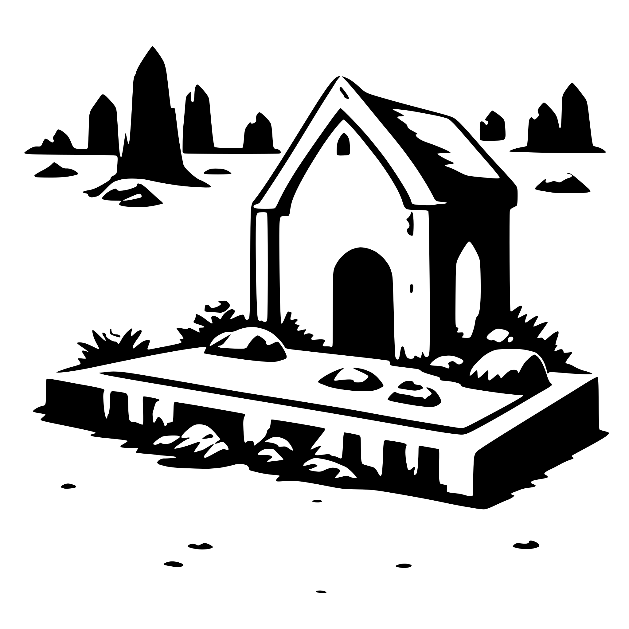 AI-generated SVG of 'An abandoned tomb'