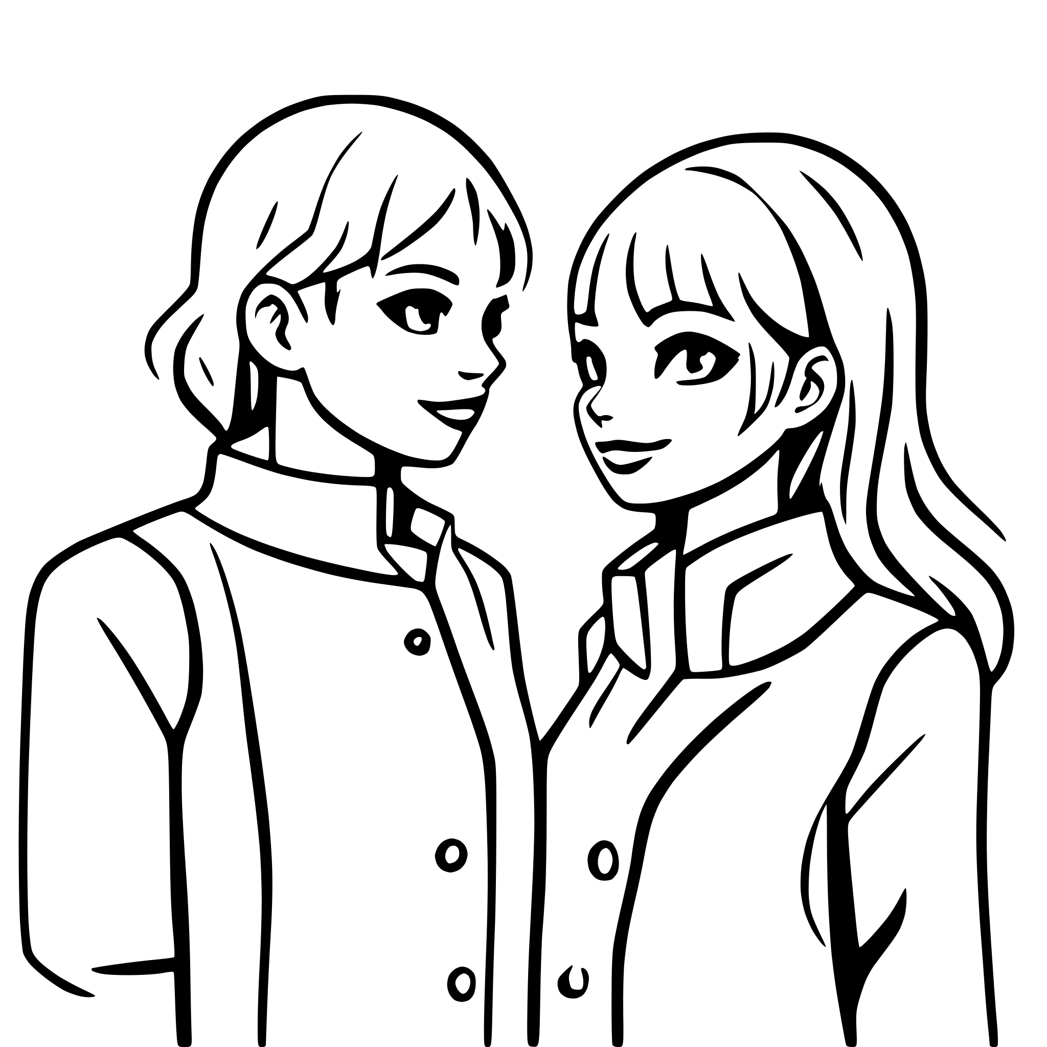 AI-generated SVG of a couple in love
