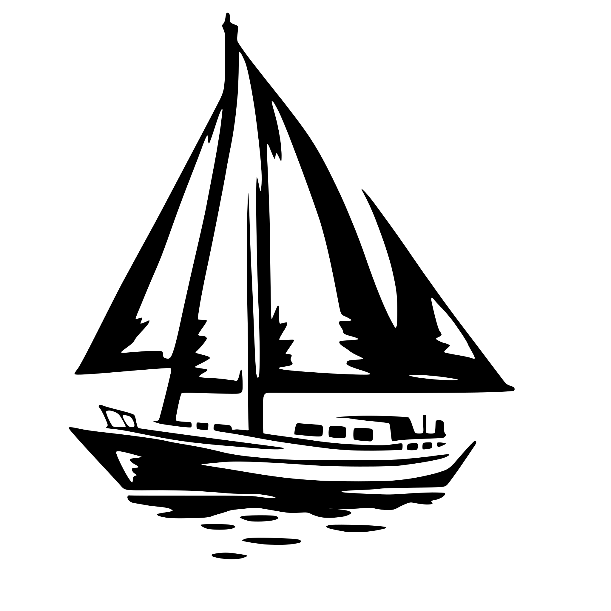 AI-generated SVG of 'sailboat watercolor style'