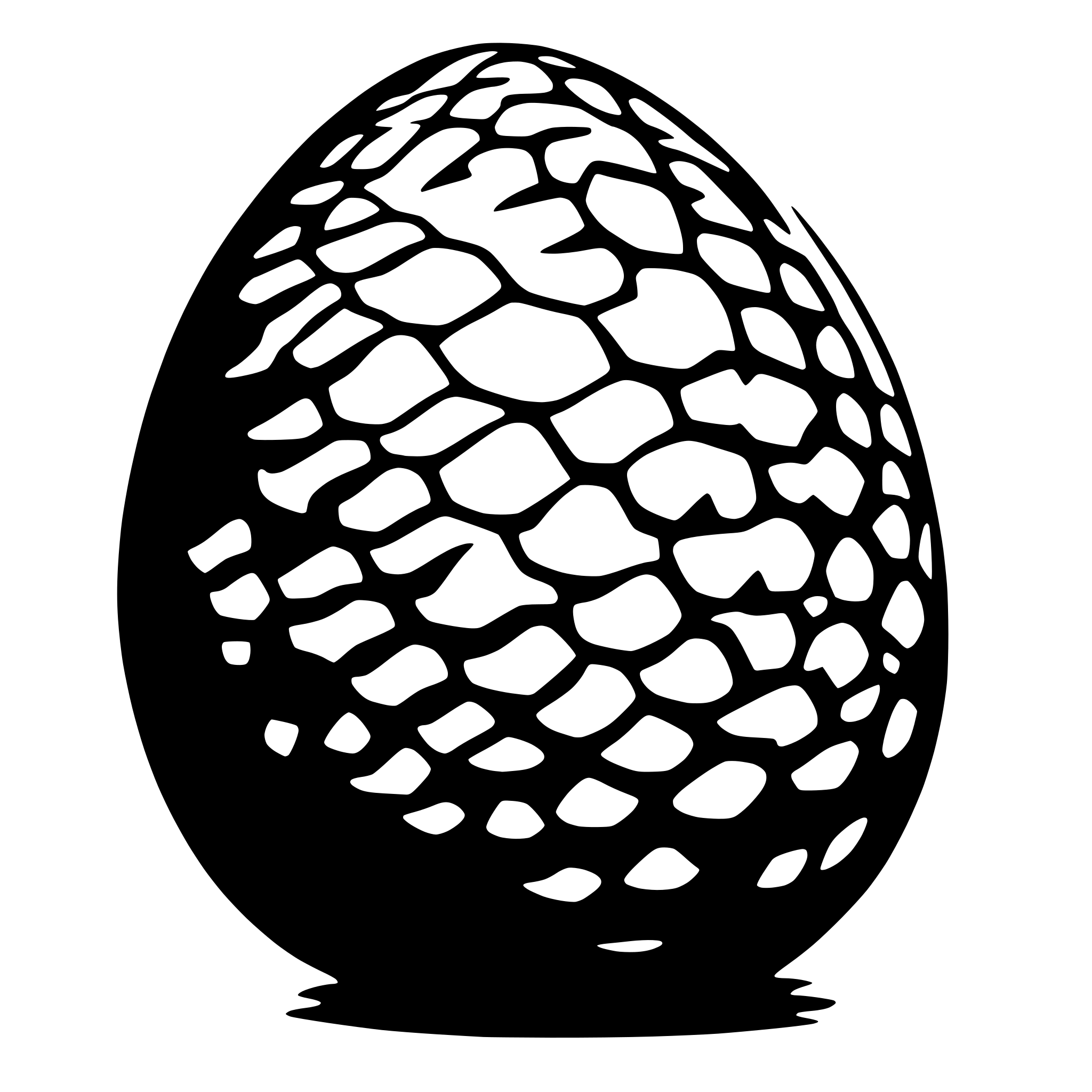 AI-generated SVG of 'dragon egg'