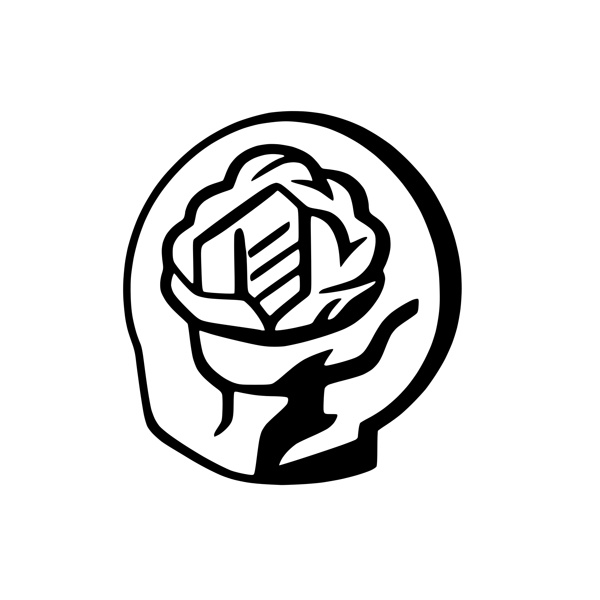 AI-generated SVG of a logo with Ramin letters
