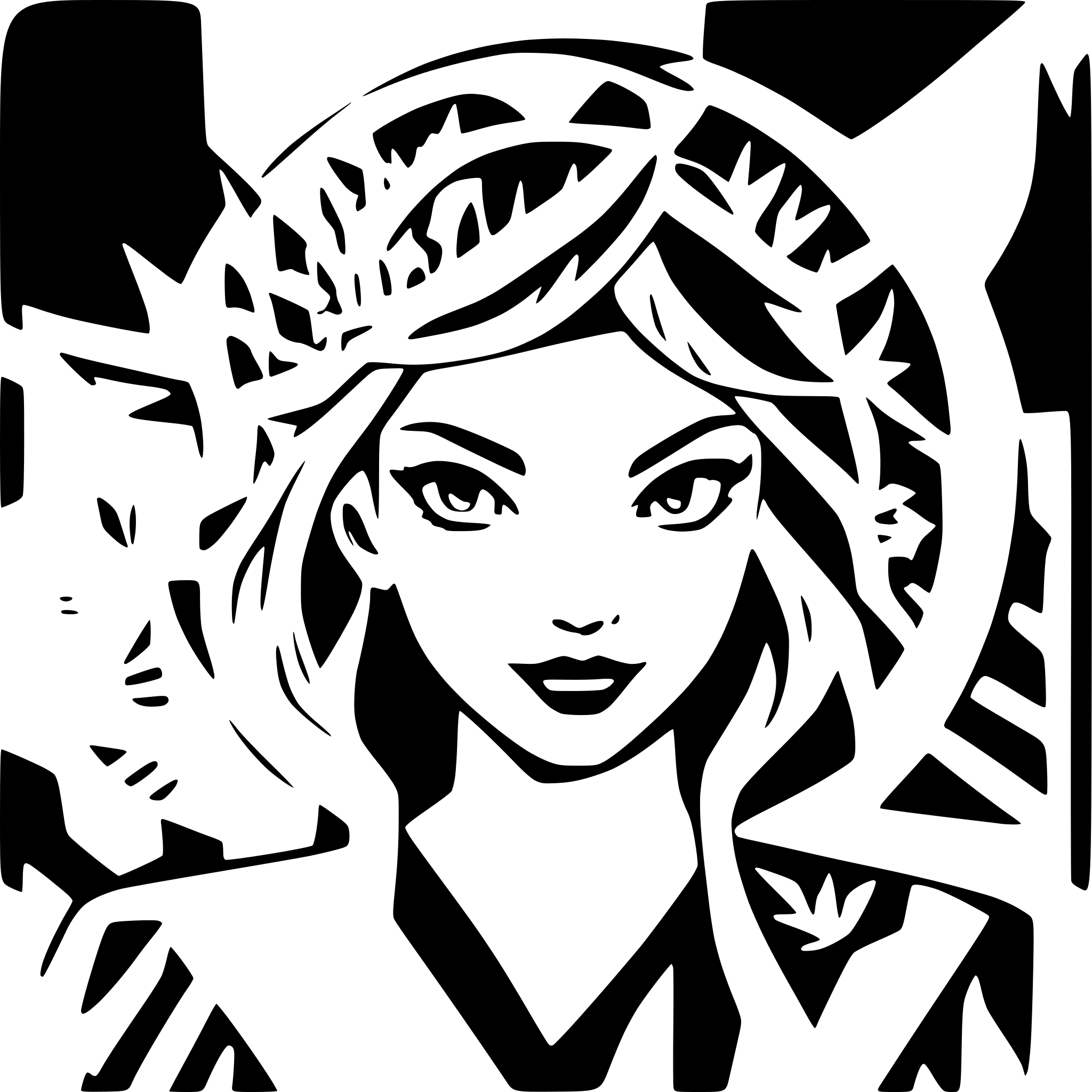 AI-generated SVG of a celestial queen angry with another person AI-generated SVG of a celestial queen angry with another person