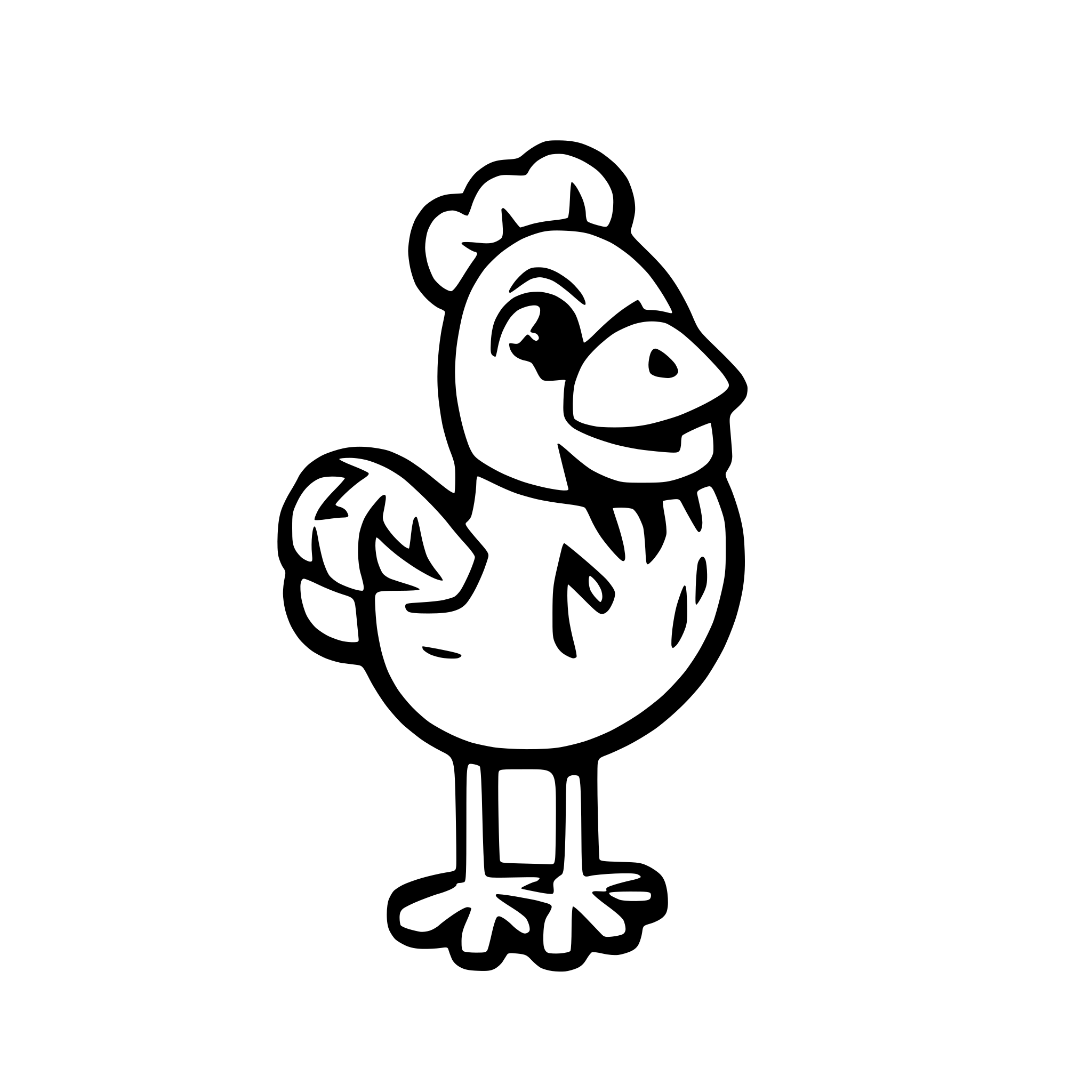 AI-generated SVG of a Generate a chicken. The perspective should be from the side AI-generated SVG of a Generate a chicken. The perspective should be from the side
