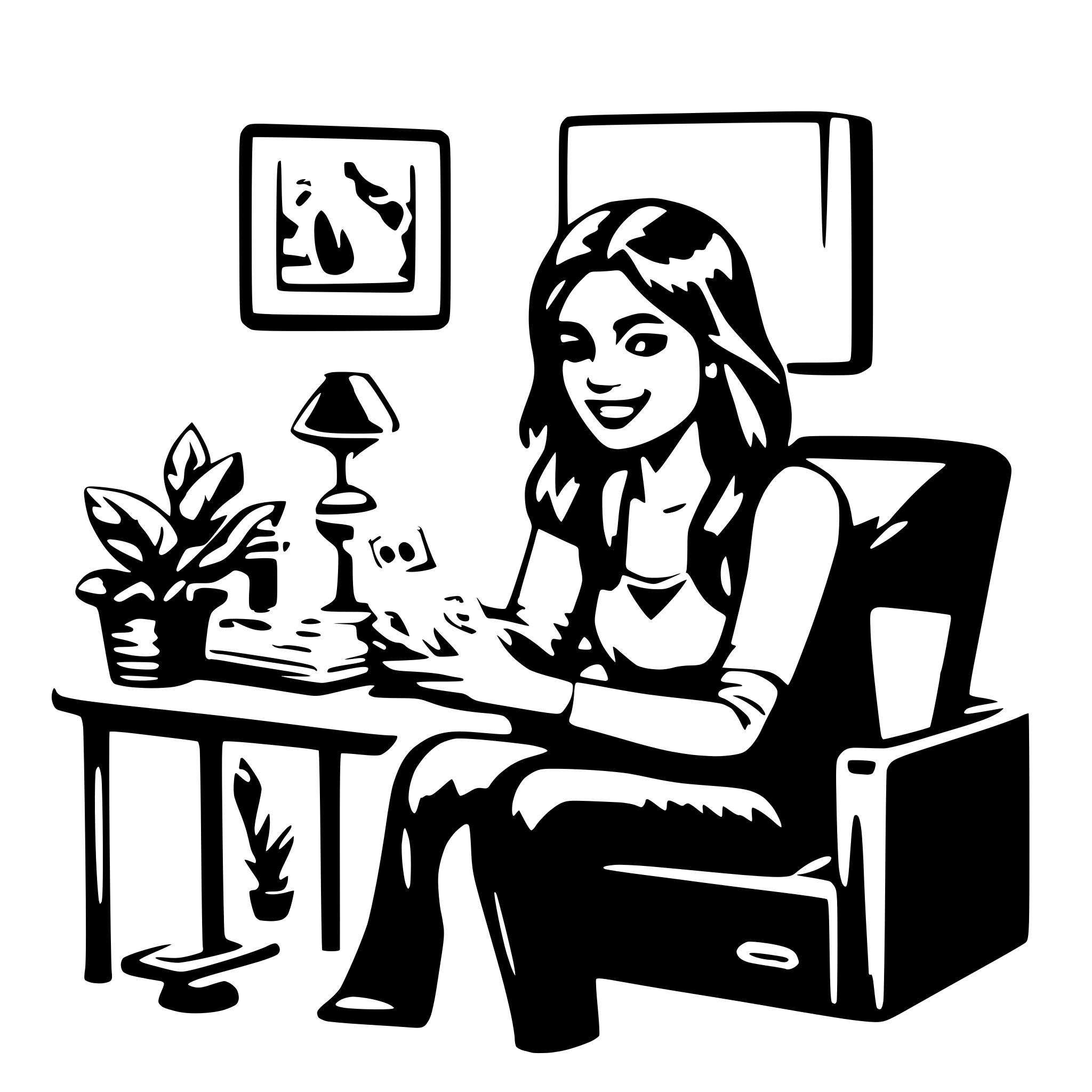AI-generated SVG of a Make money online from home