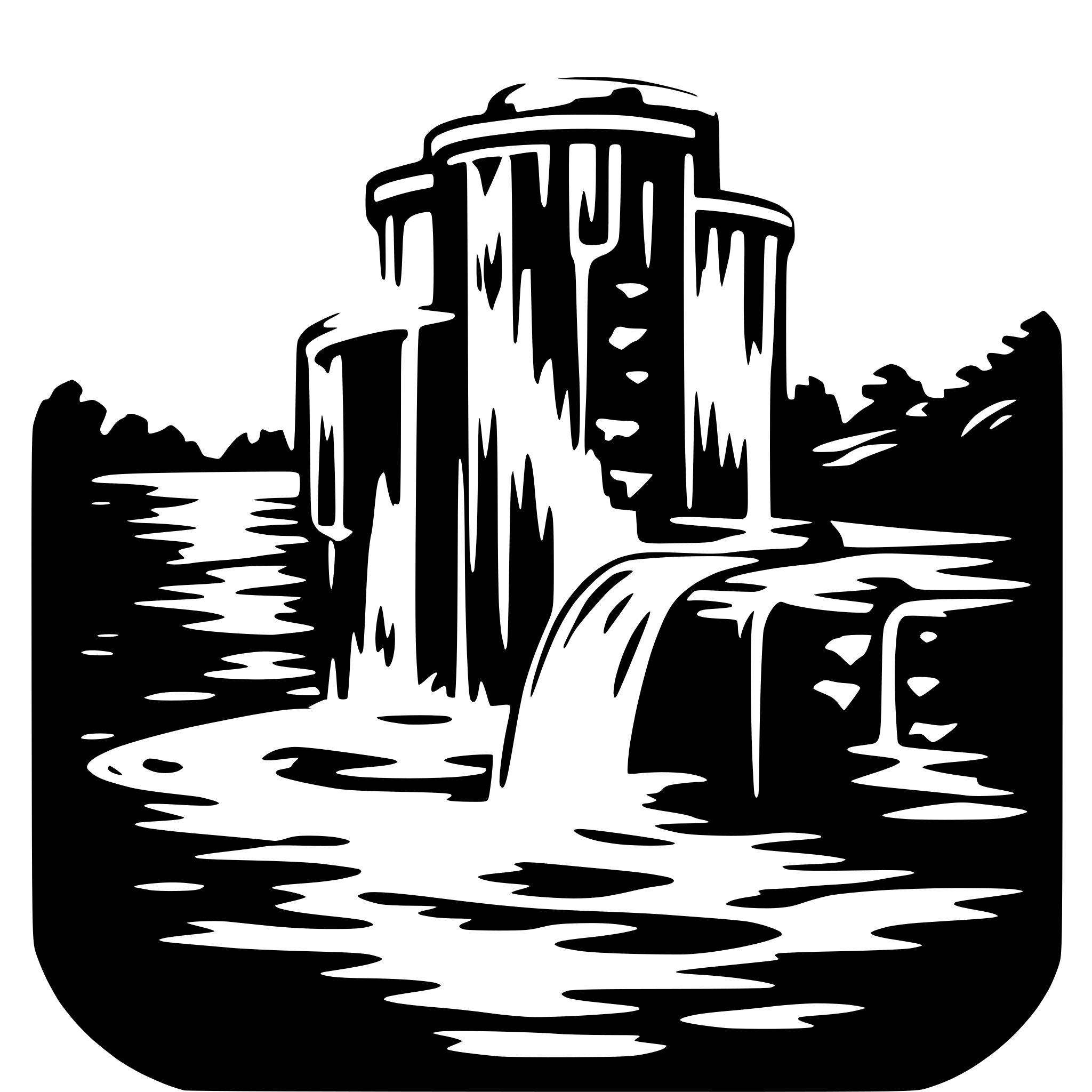 AI-generated SVG of a water flow
