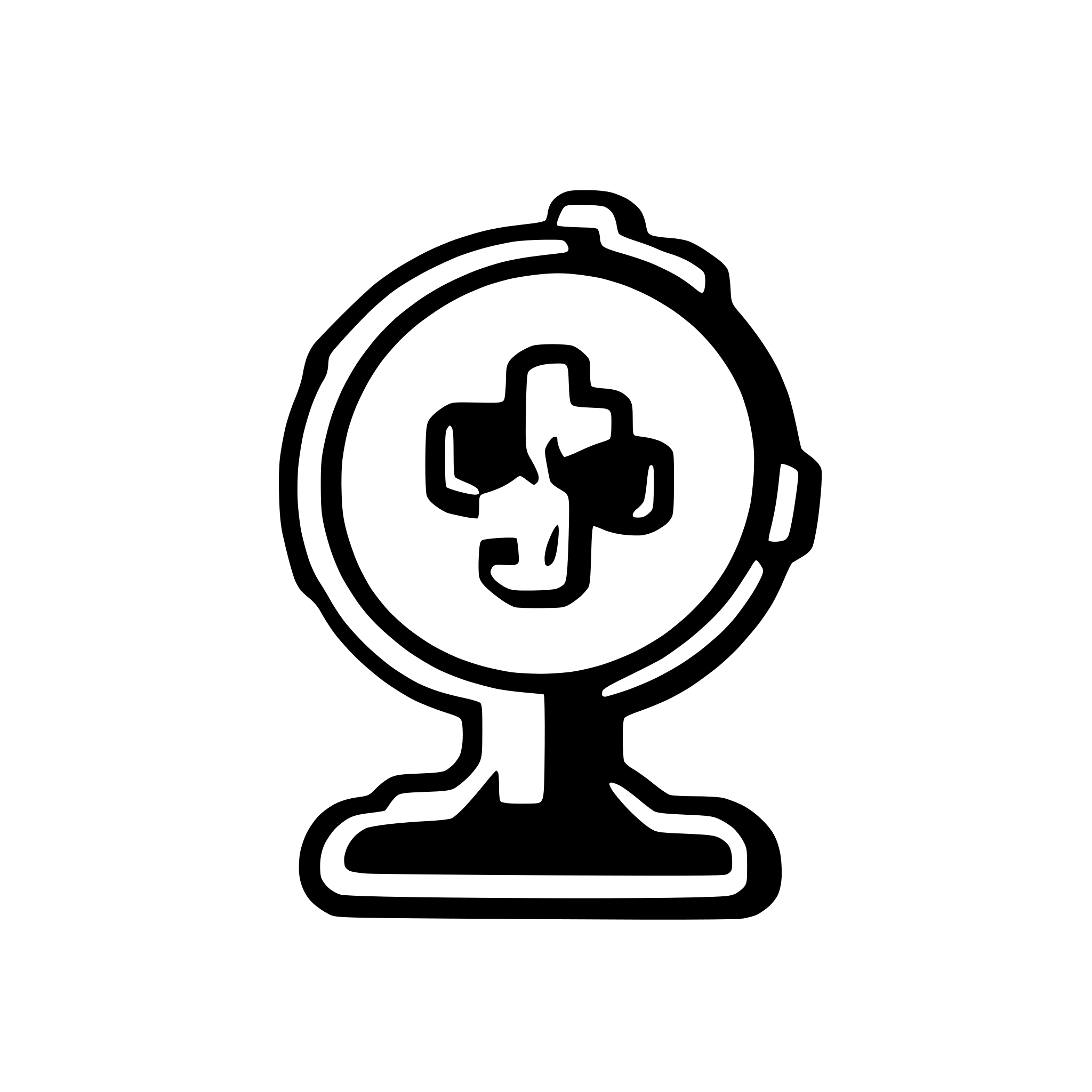AI-generated SVG of a an icon of kubernetes, orchestrator tool