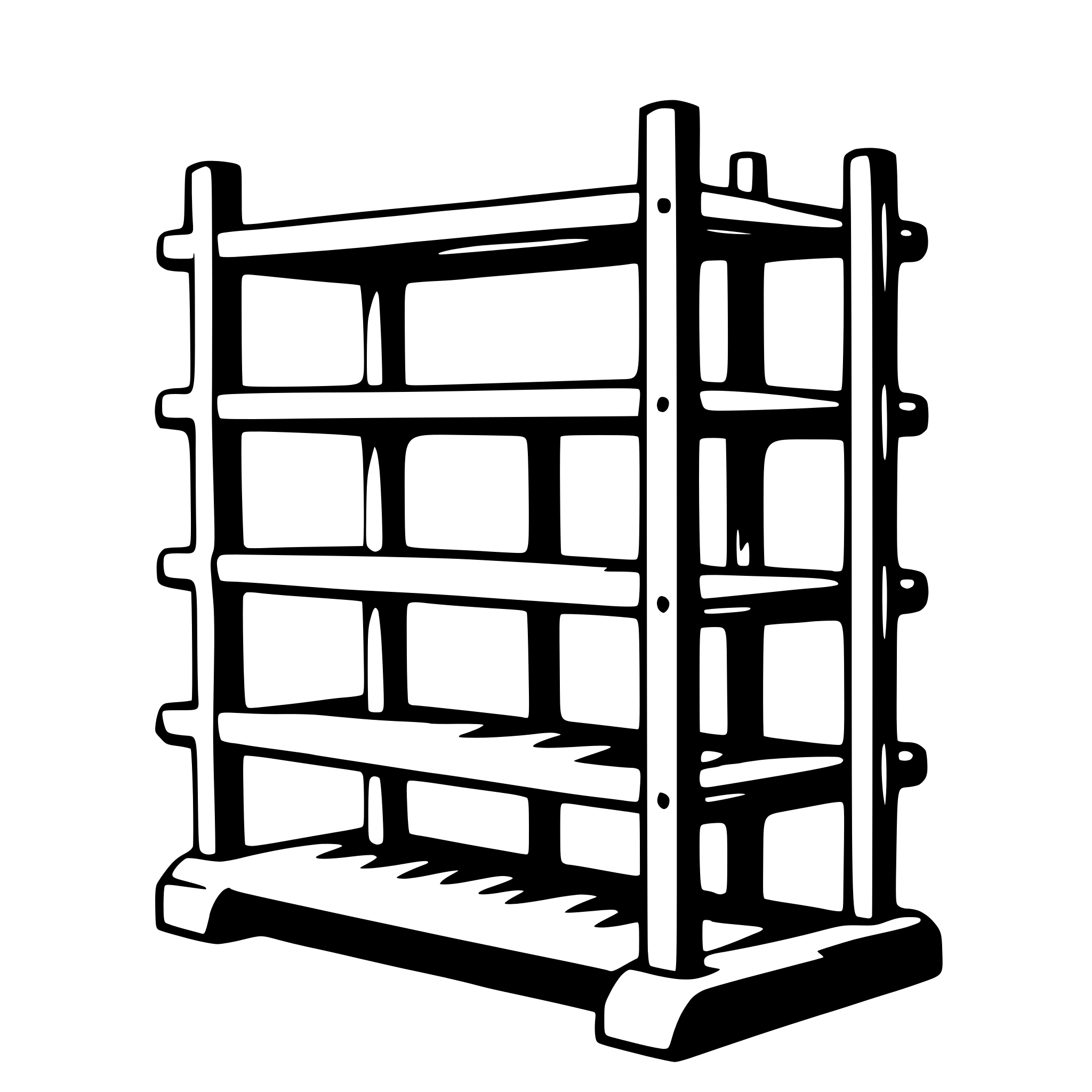AI-generated SVG of a rack