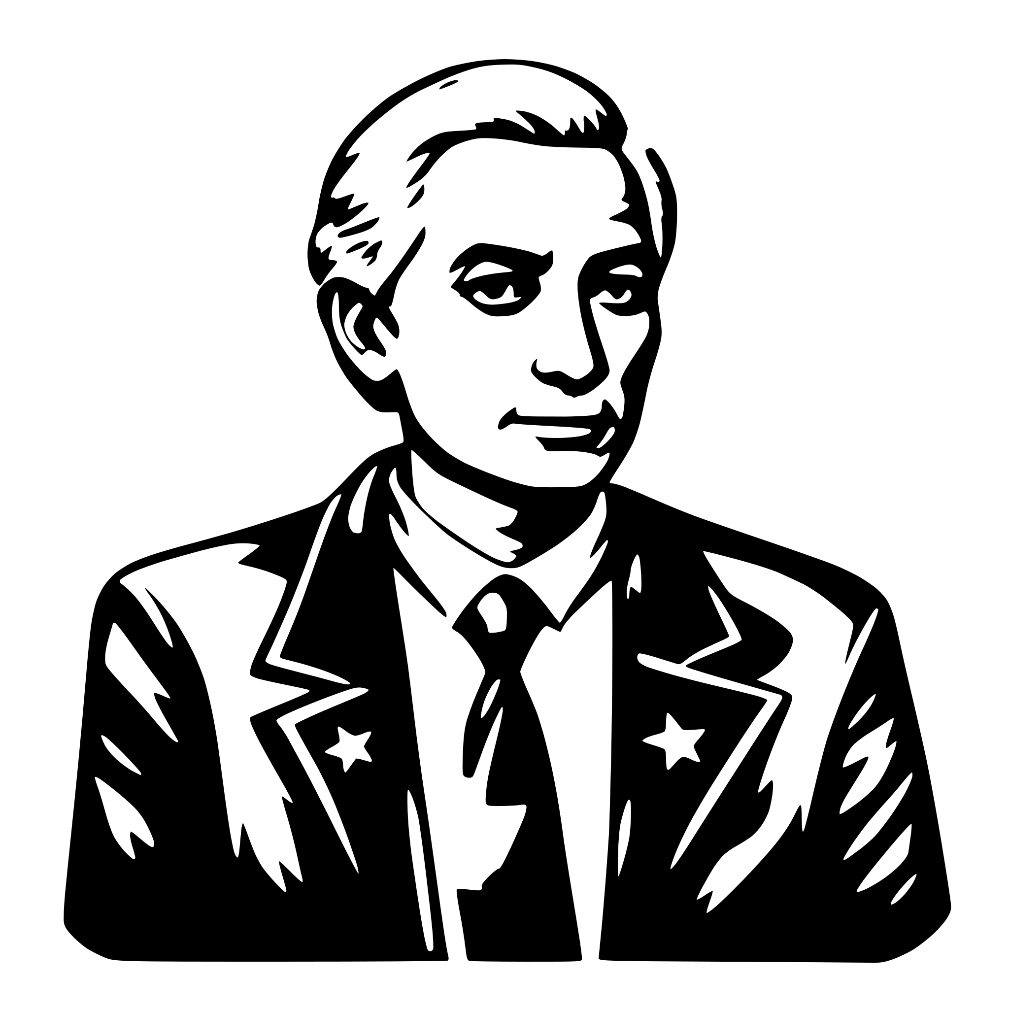 AI-generated SVG of 'political figure'