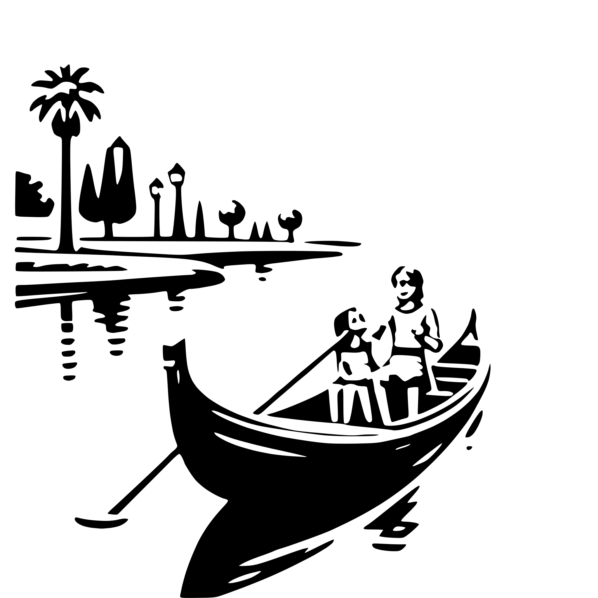 AI-generated SVG of a romantic gondola ride