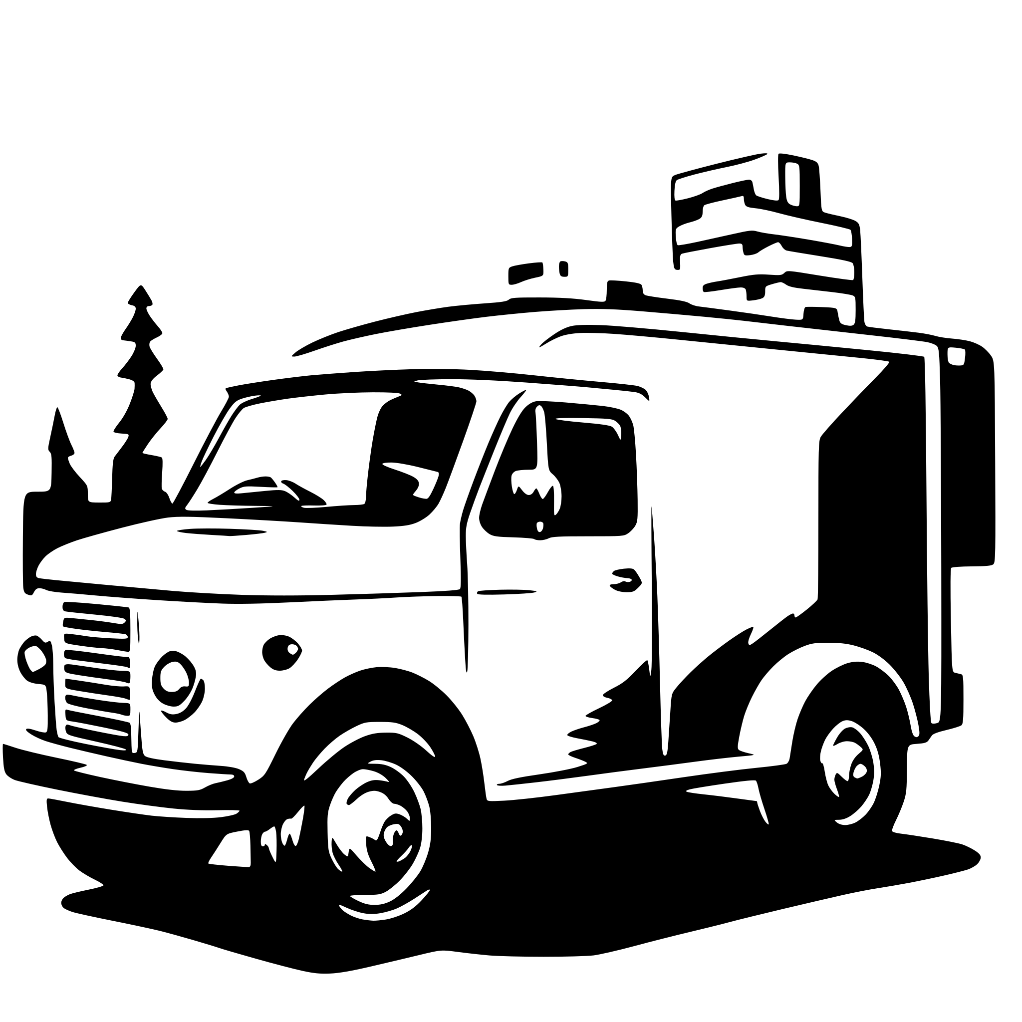 AI-generated SVG of 'work delivery van'