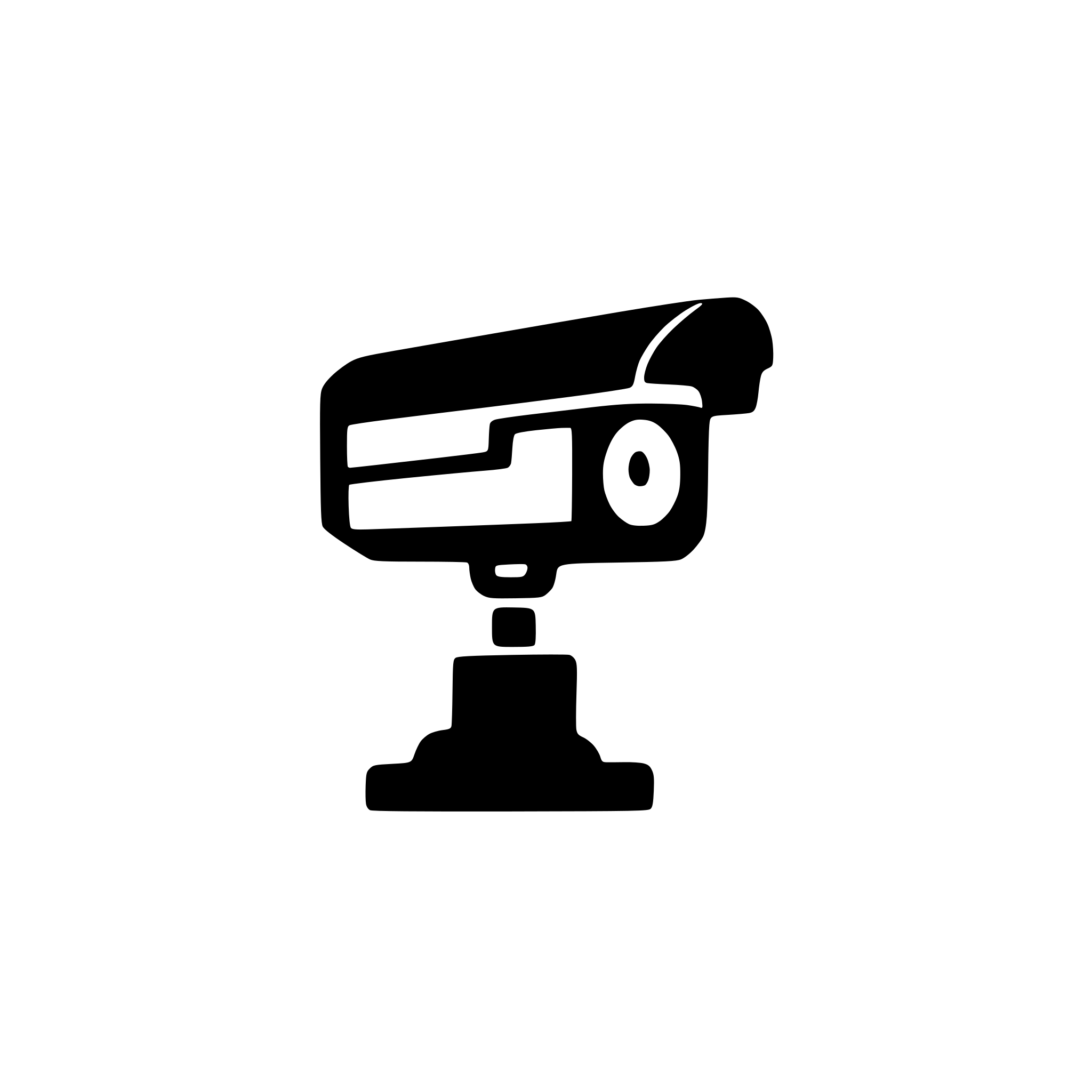 AI-generated SVG of a Heatmap icon of a CCTV video feed