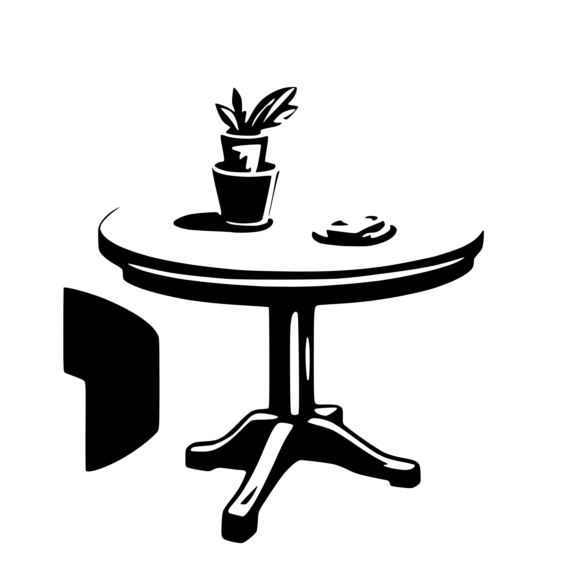 AI-generated SVG of a table