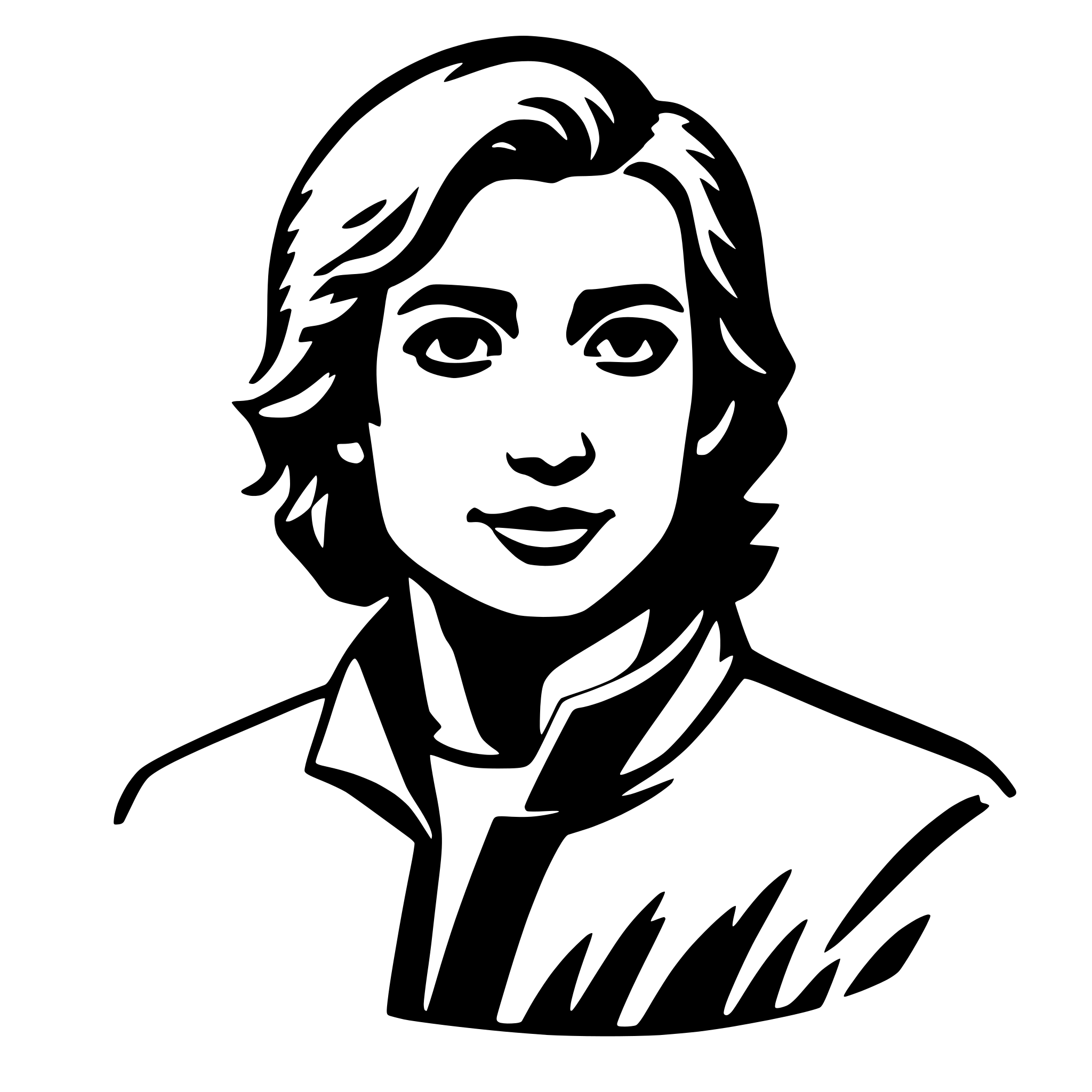AI-generated SVG of a person