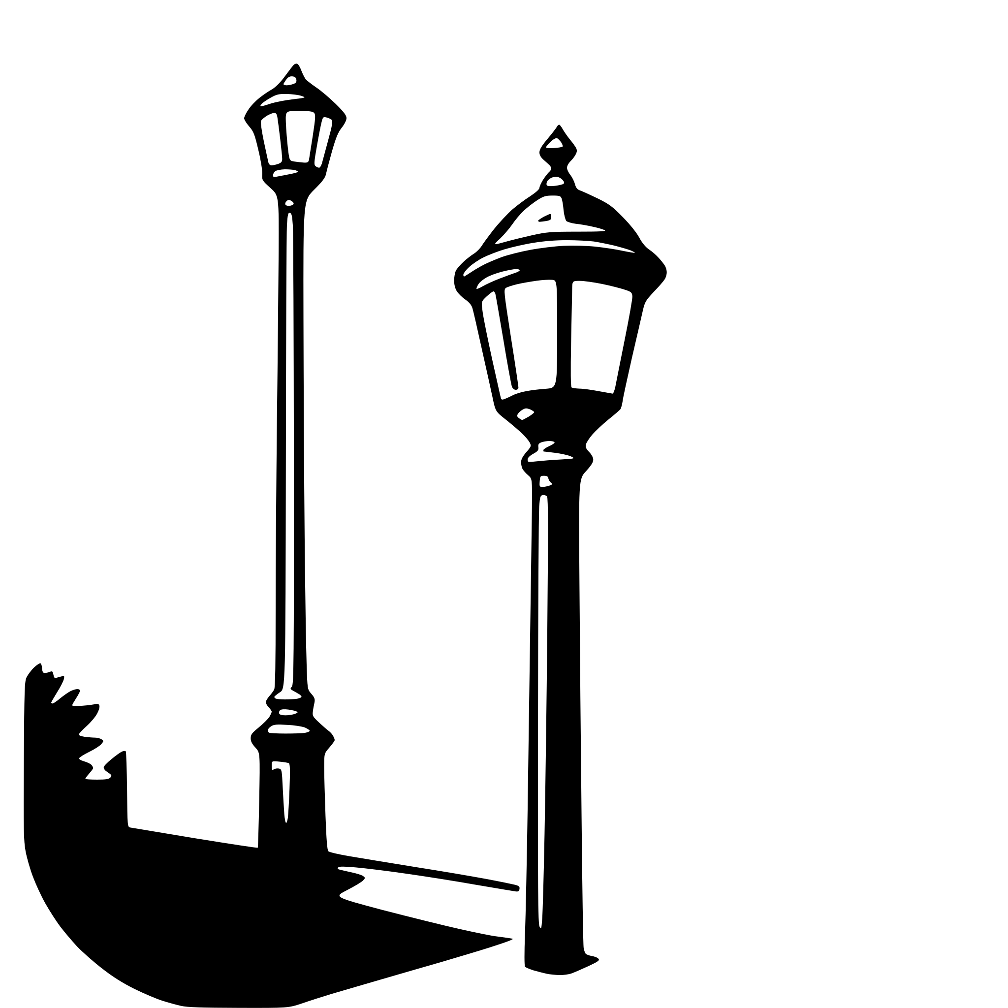 AI-generated SVG of 'street light'