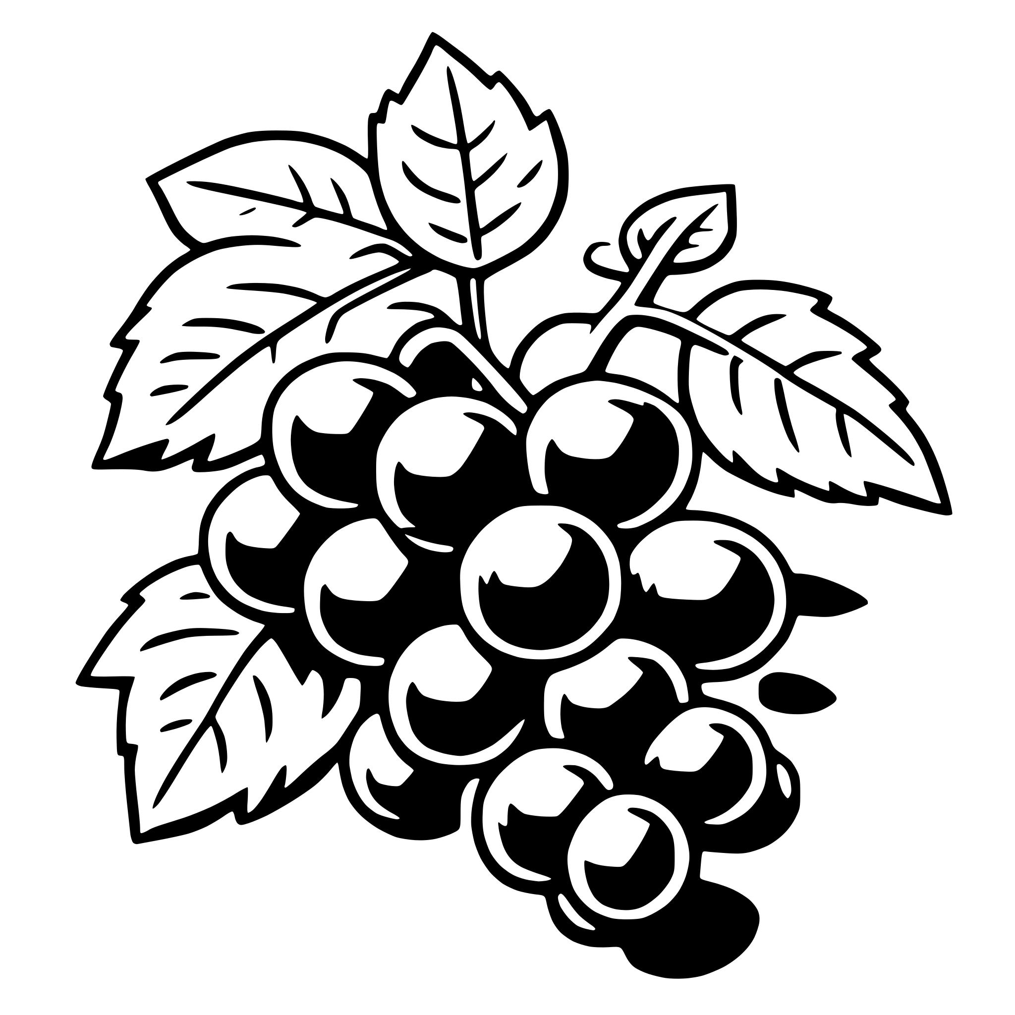 AI-generated SVG of 'grape'